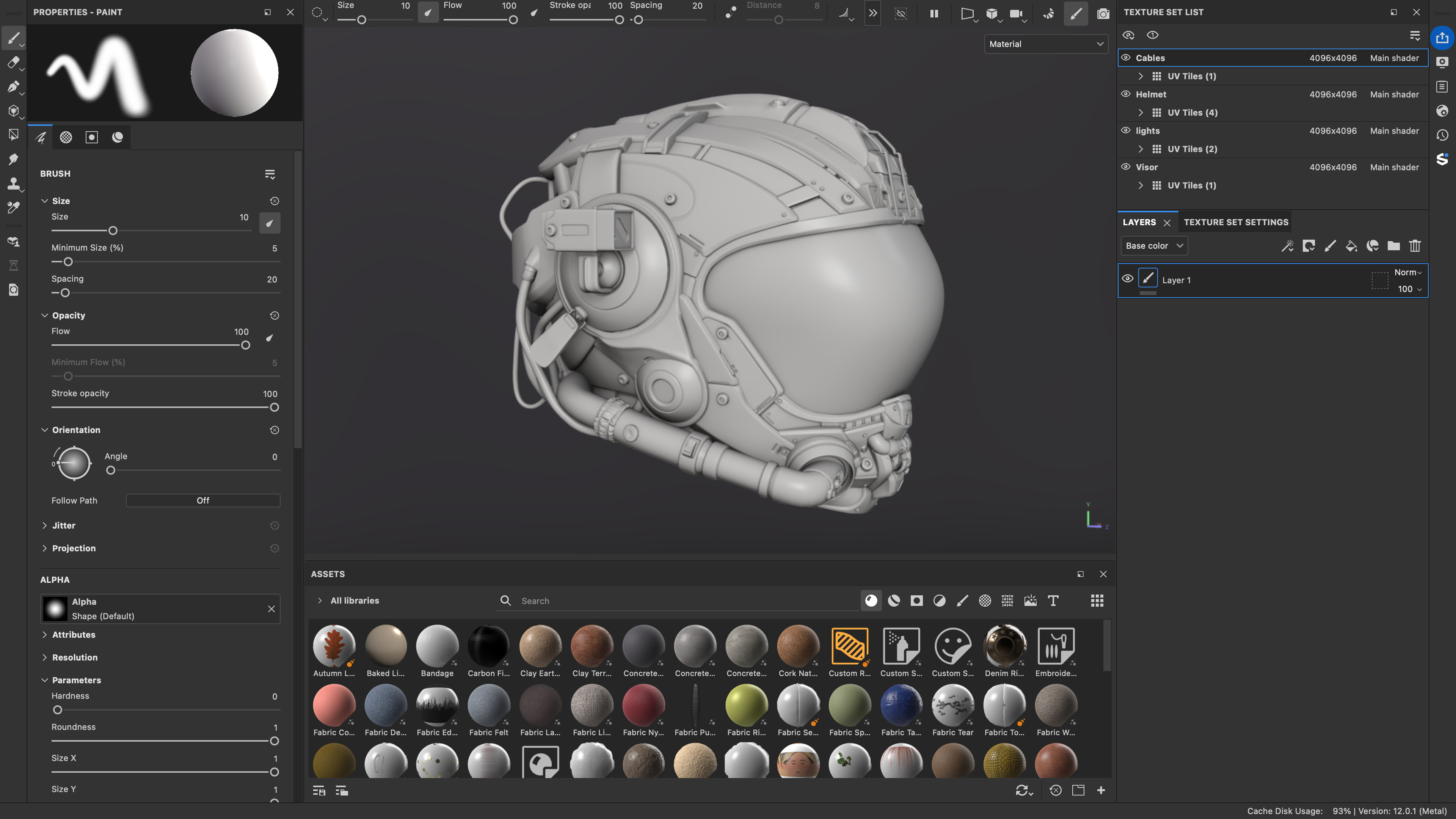 download this scene to texture it yourself at jhill.com/helmet
