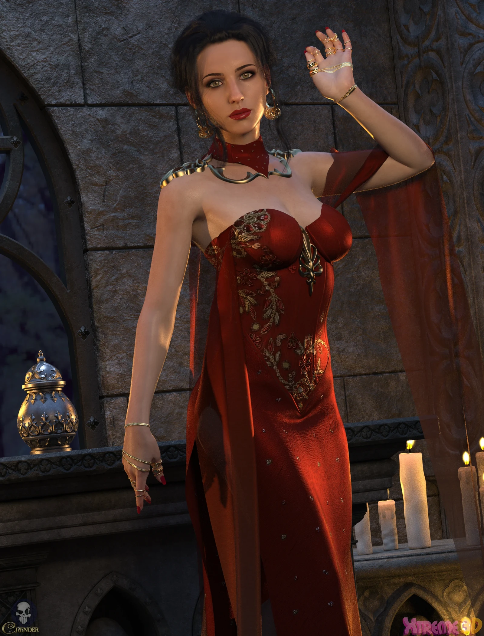 V3D Elsa for G8F/G8.1F by Vicey3D
Art by Crender
Store Renderosity