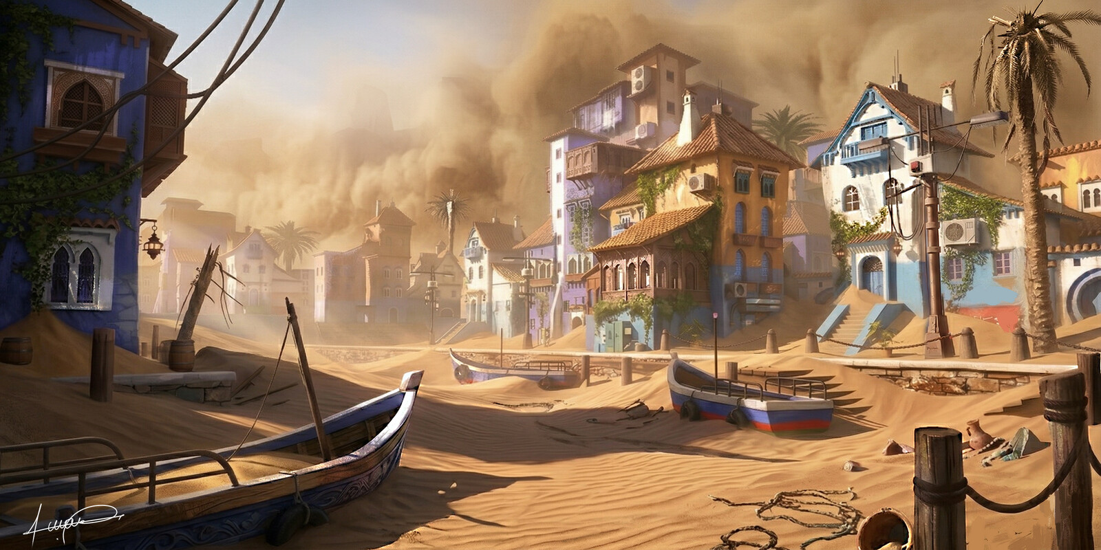 The Blue City — Desert Variation