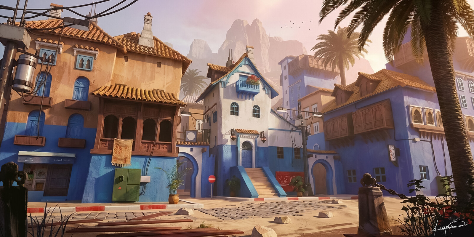 The Blue City — Alternate Angle