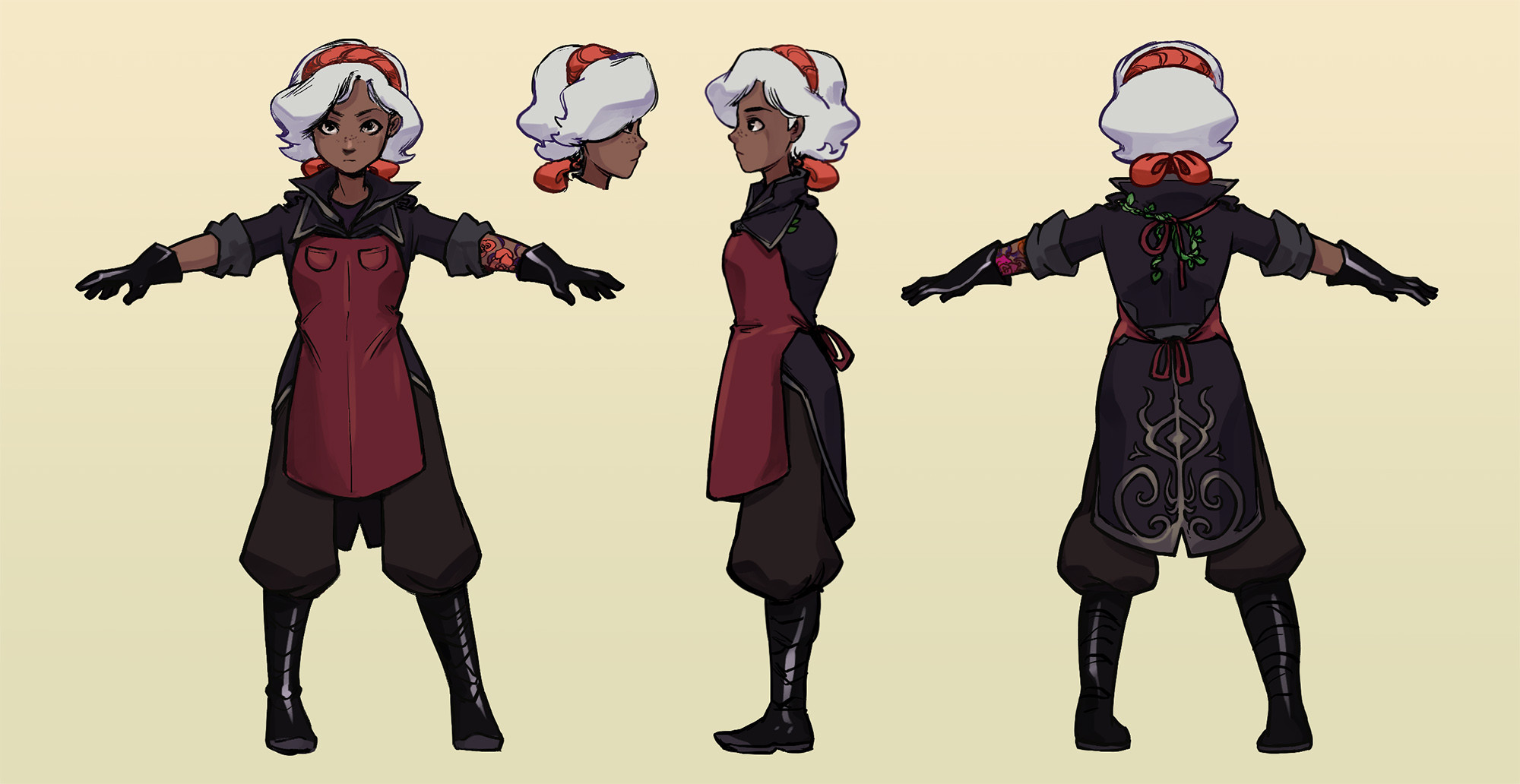 Original concept art sketch (by Nathalie Fourdraine)