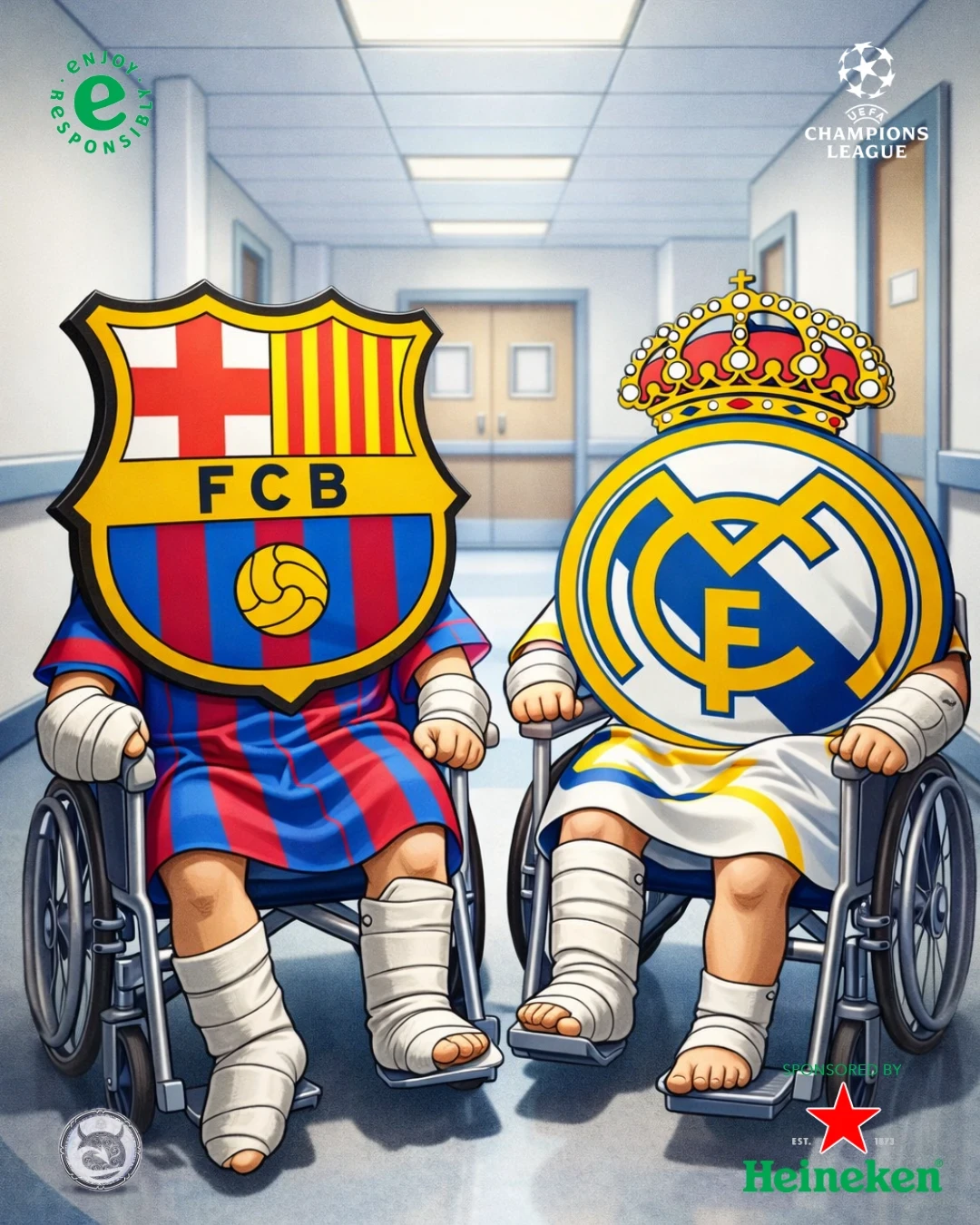 Madrid y Barcelona en terapia intensiva.
¿Cuál saldrá avante?