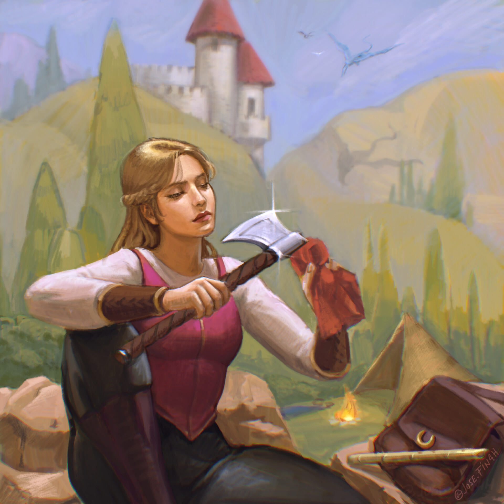 Bronwyn, a bard 🌷