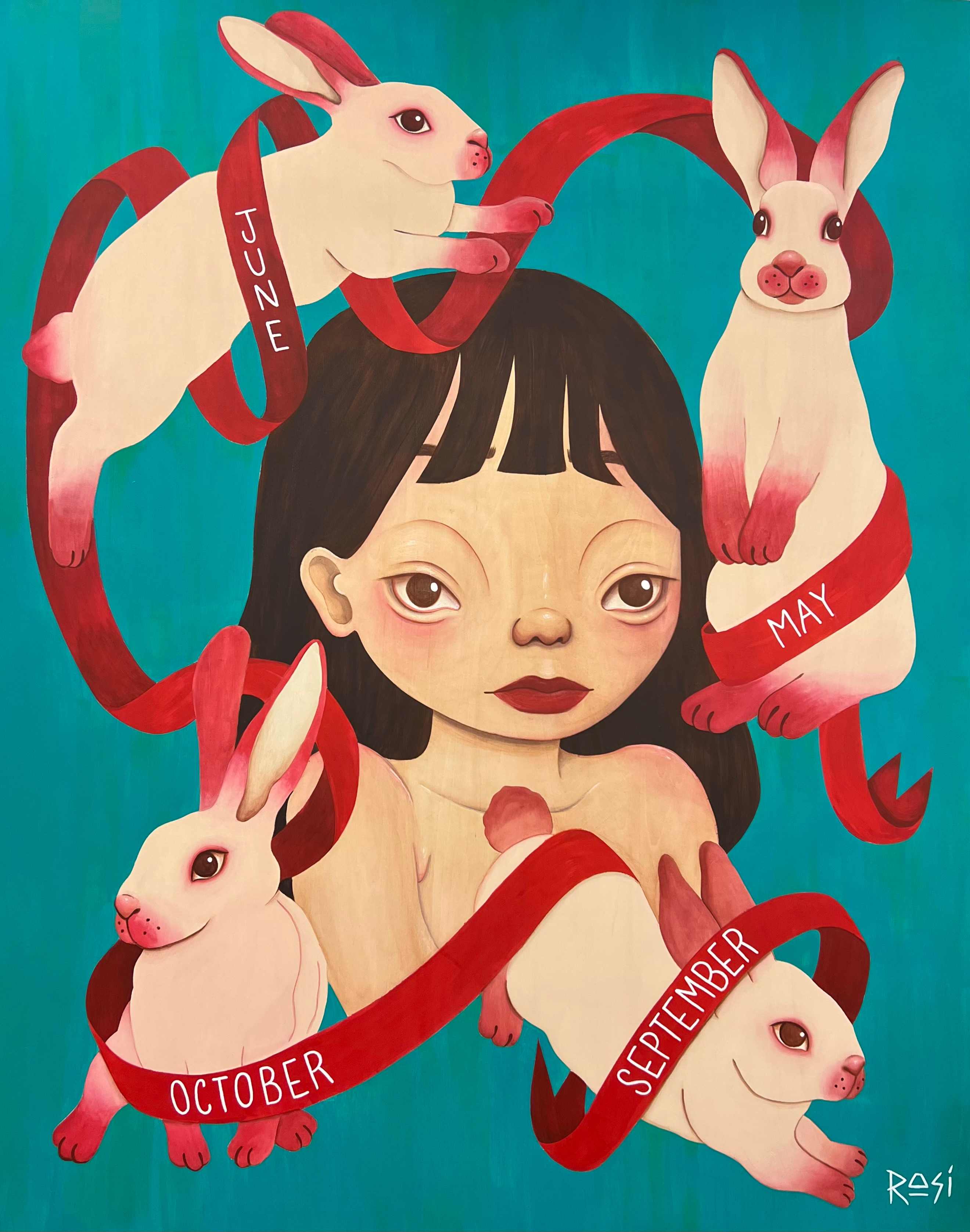 48 x 60 inches
Wood panel, Acrylic