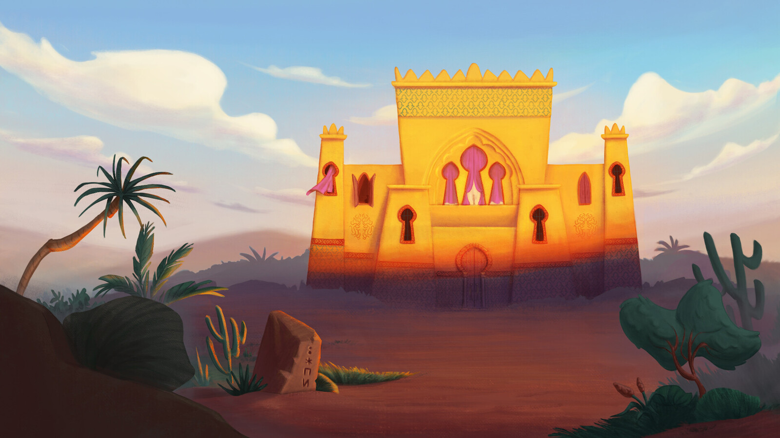 Desert Palace - a project by Student Norhan Saleh