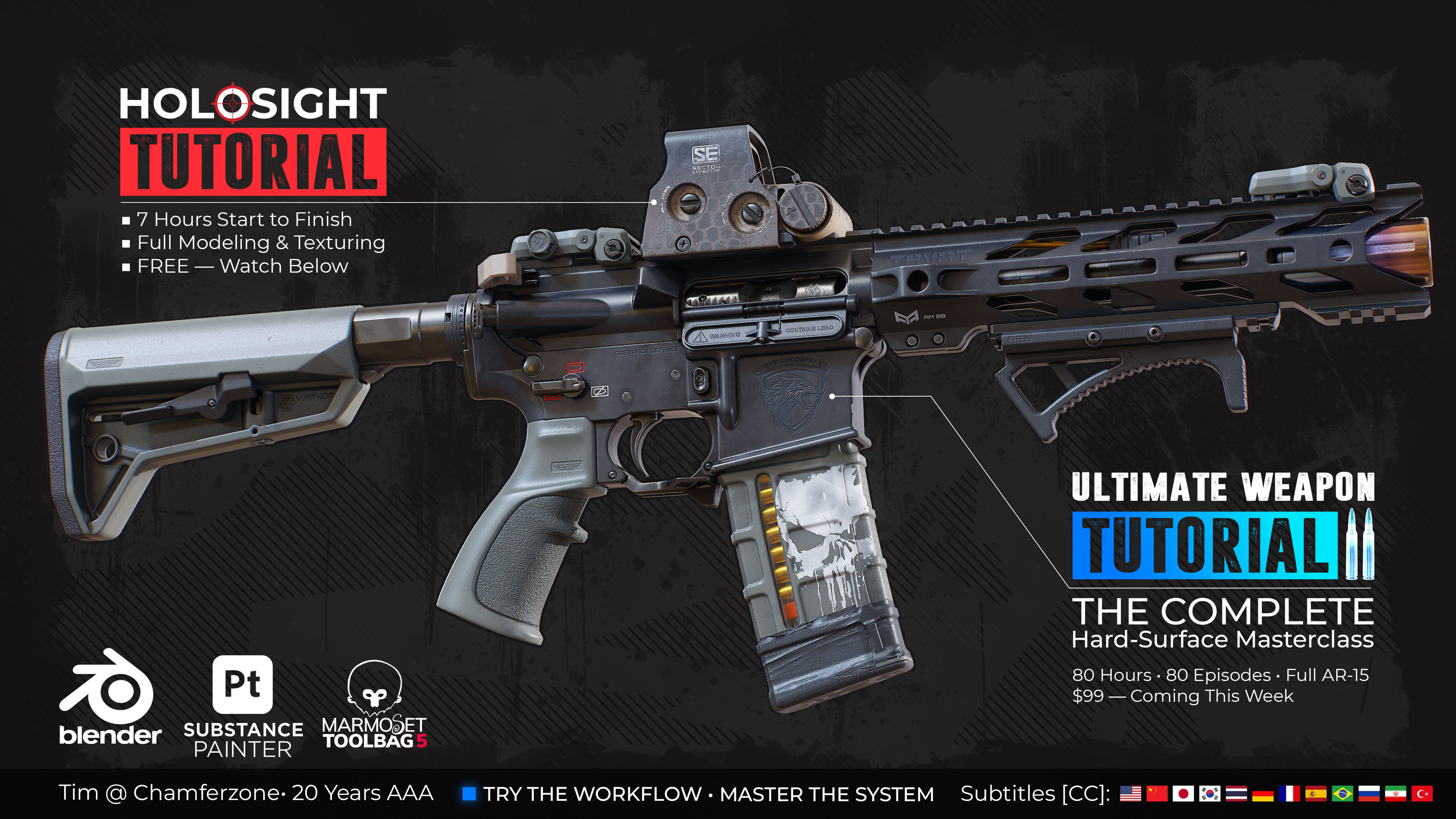 Watch the full 7-hour Tutorial on YouTube: youtube.com/playlist?list=PLGqVmXAMVB64_zT65cqd8vVP64kobeiKW