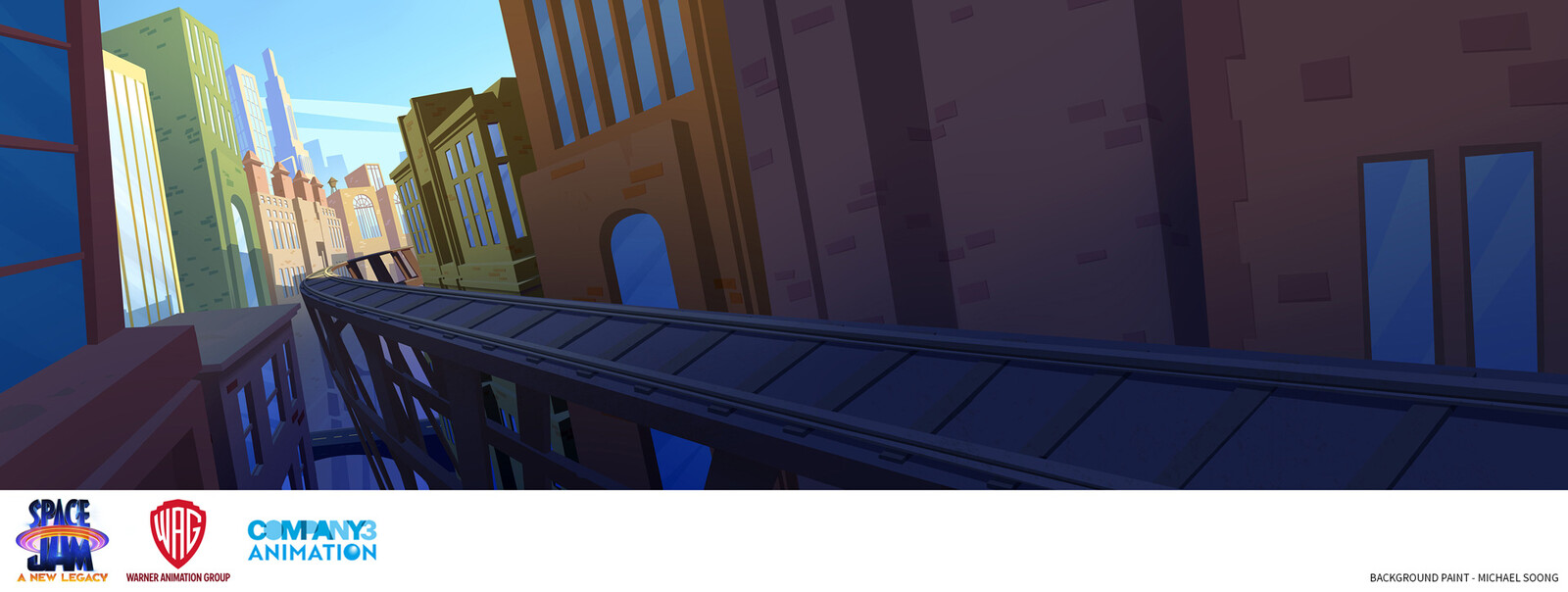 Space Jam: A New Legacy background painting