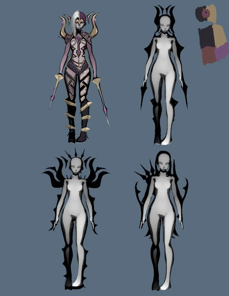 Character design, Royal assasin 