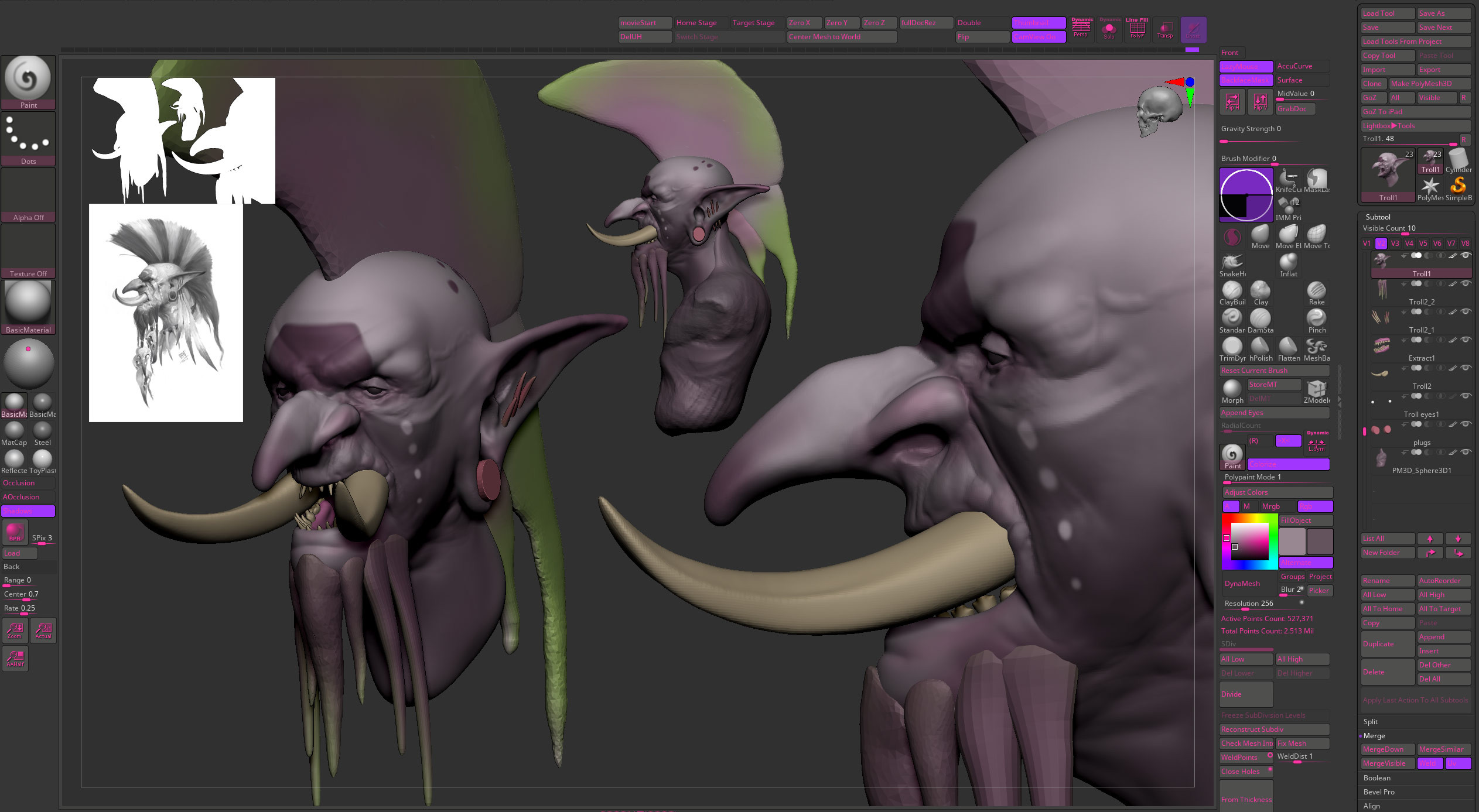 Based off an original 2d concept by NI Yipeng