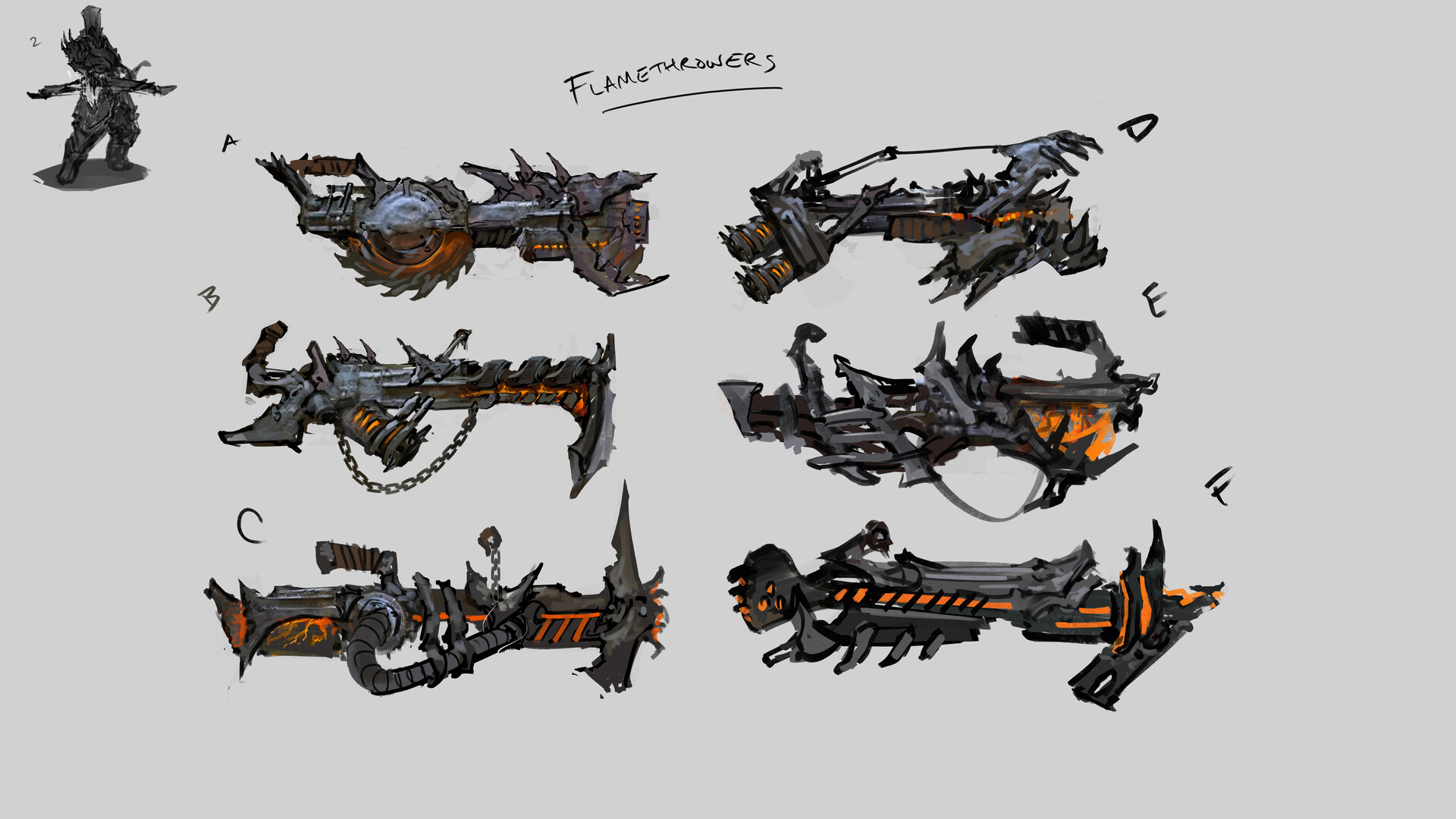 Rustblood Flamethrower Explorations