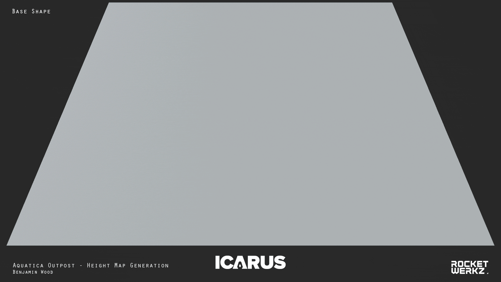 GIF of the landscape construction process in Houdini - see bottom image for the network.