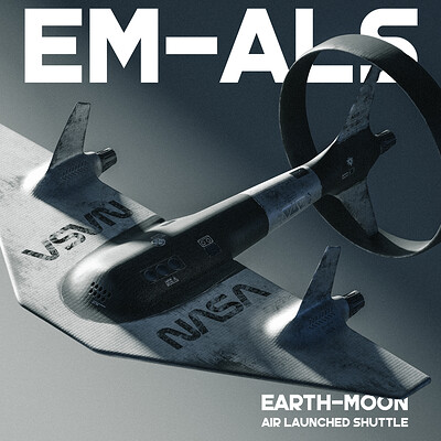 Air Launched Moon Shuttle concept design