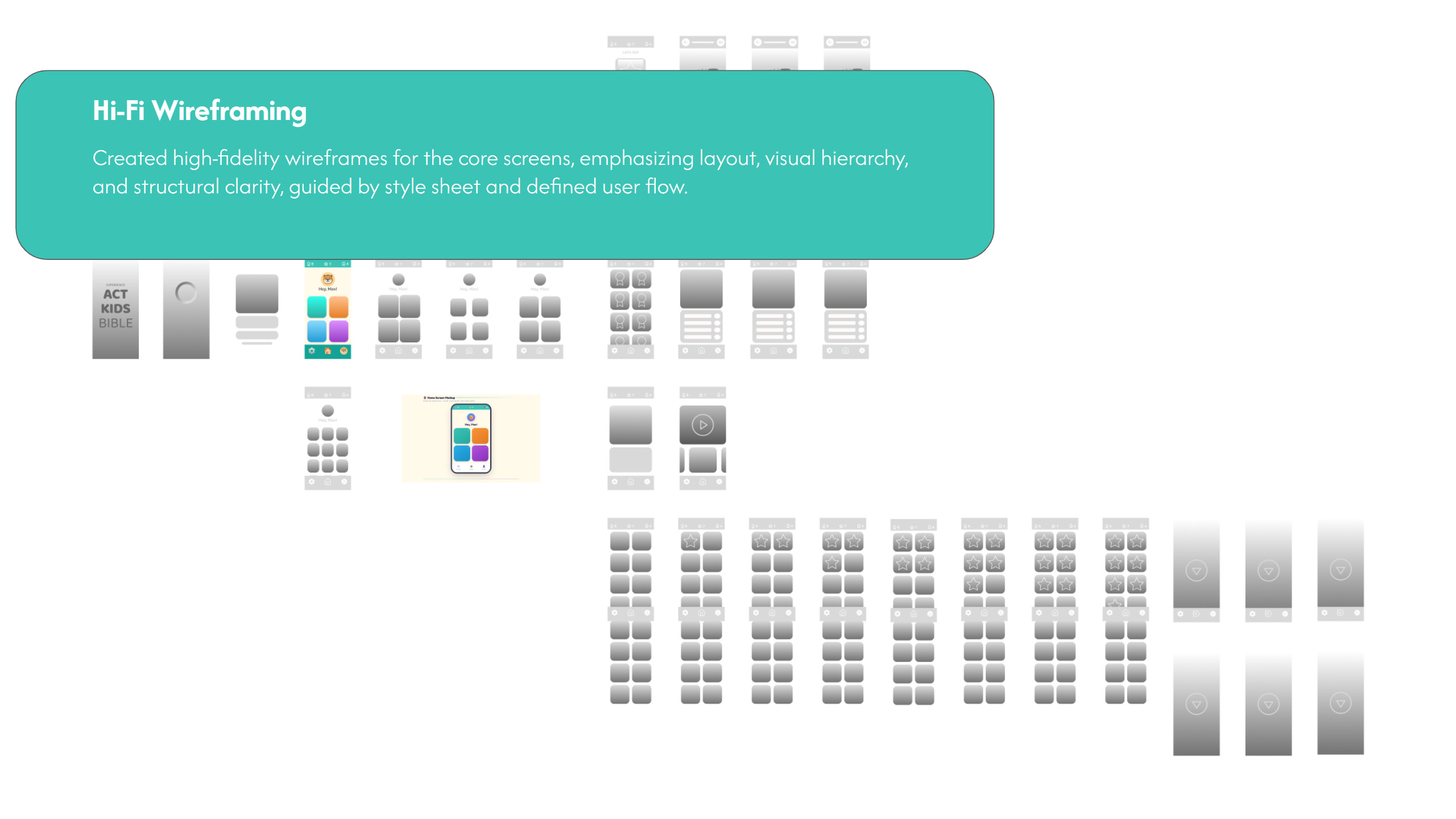 Hi Fi Wireframing