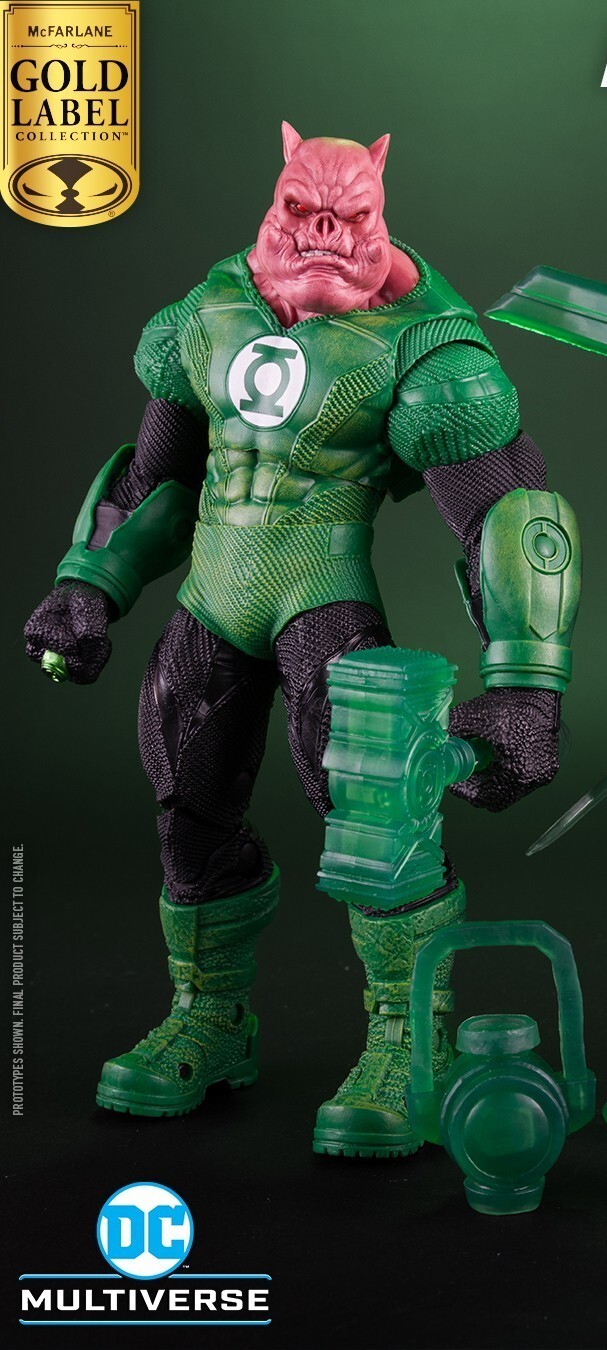 DC Kilowog - I helped engineer action figure articulation and work on sculpt and prototype revisions for the figure.