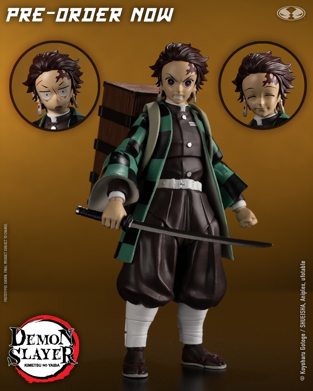 Demon Slayer - I helped engineer the face plates for our existing Tanjiro figure.