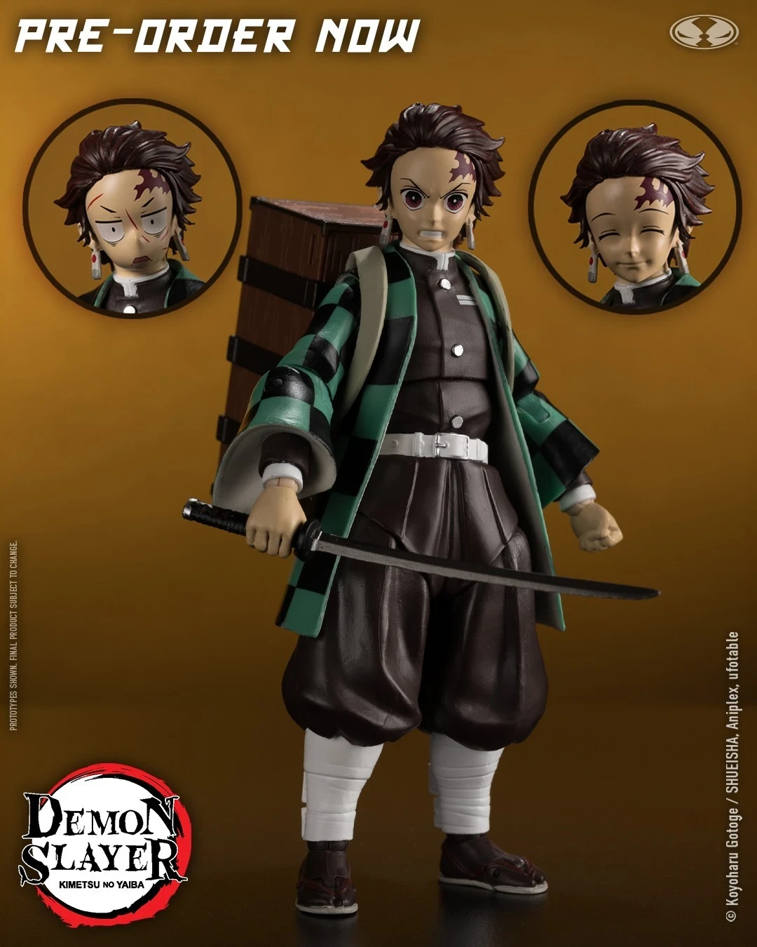 Demon Slayer - I helped engineer the face plates for our existing Tanjiro figure.