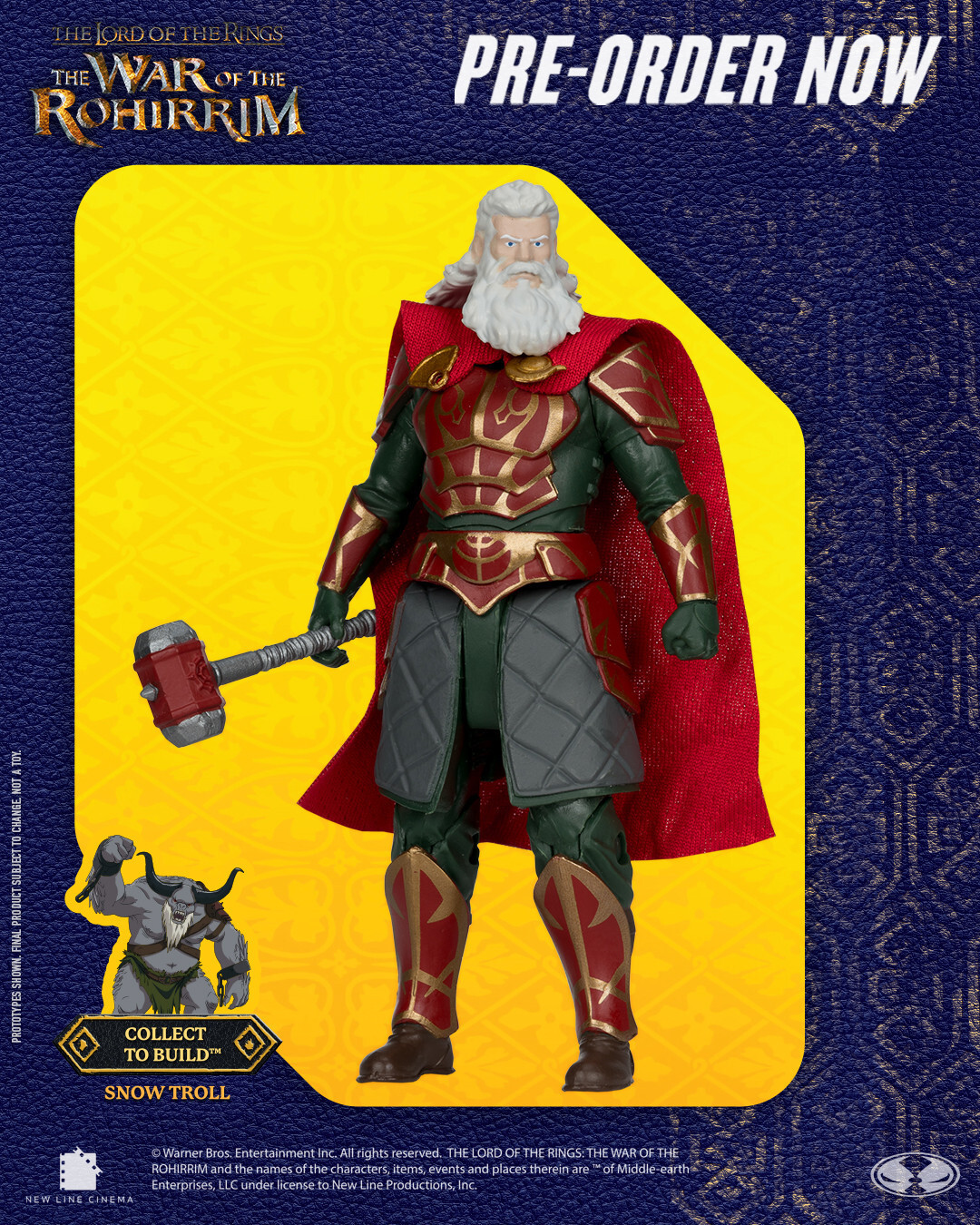 LOTR Wave - I worked on various revisions for the sculpt, engineering, deco and prototype samples.