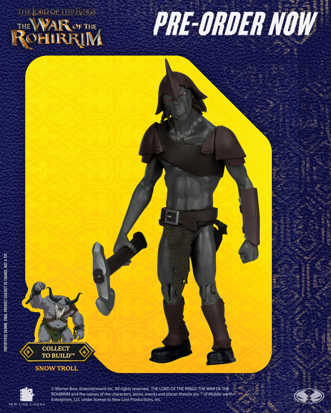 LOTR Wave - I worked on various revisions for the sculpt, engineering, deco and prototype samples.