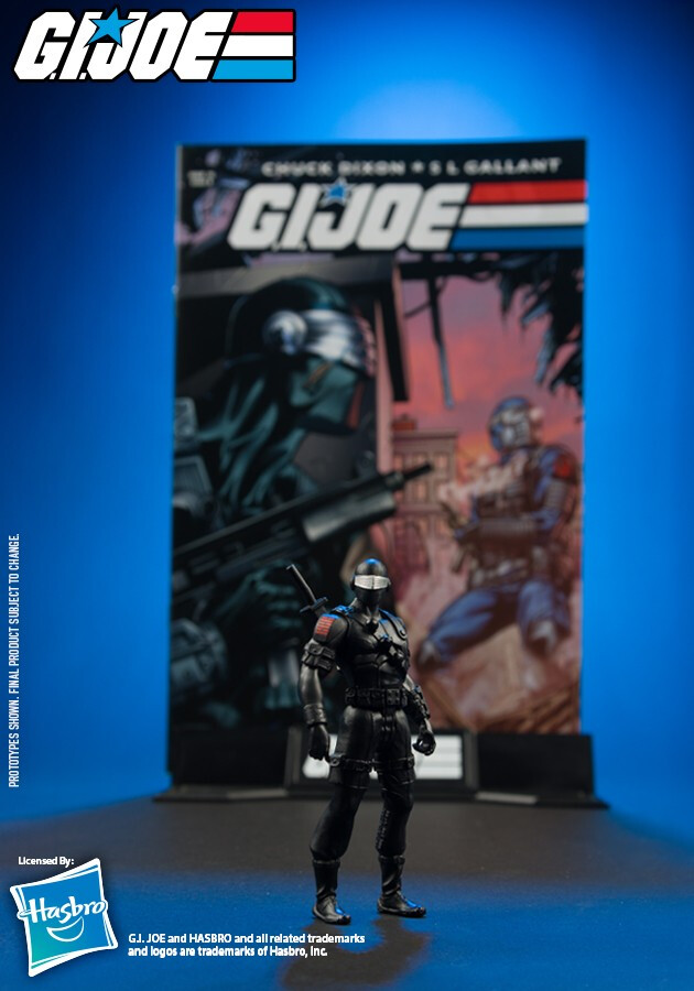 GI Joe Snake Eyes - I helped sculpt and engineer action figure articulation