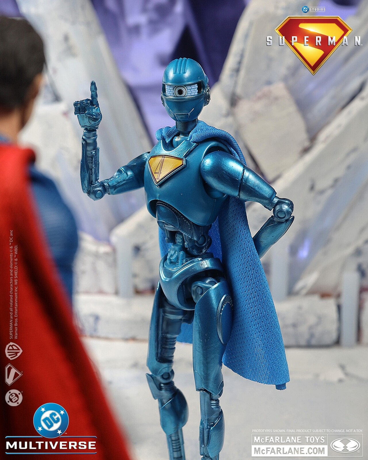 Superman 25 Robot - I helped with engineering articulation, prototype and sample review and some project management across the entire wave of figures.