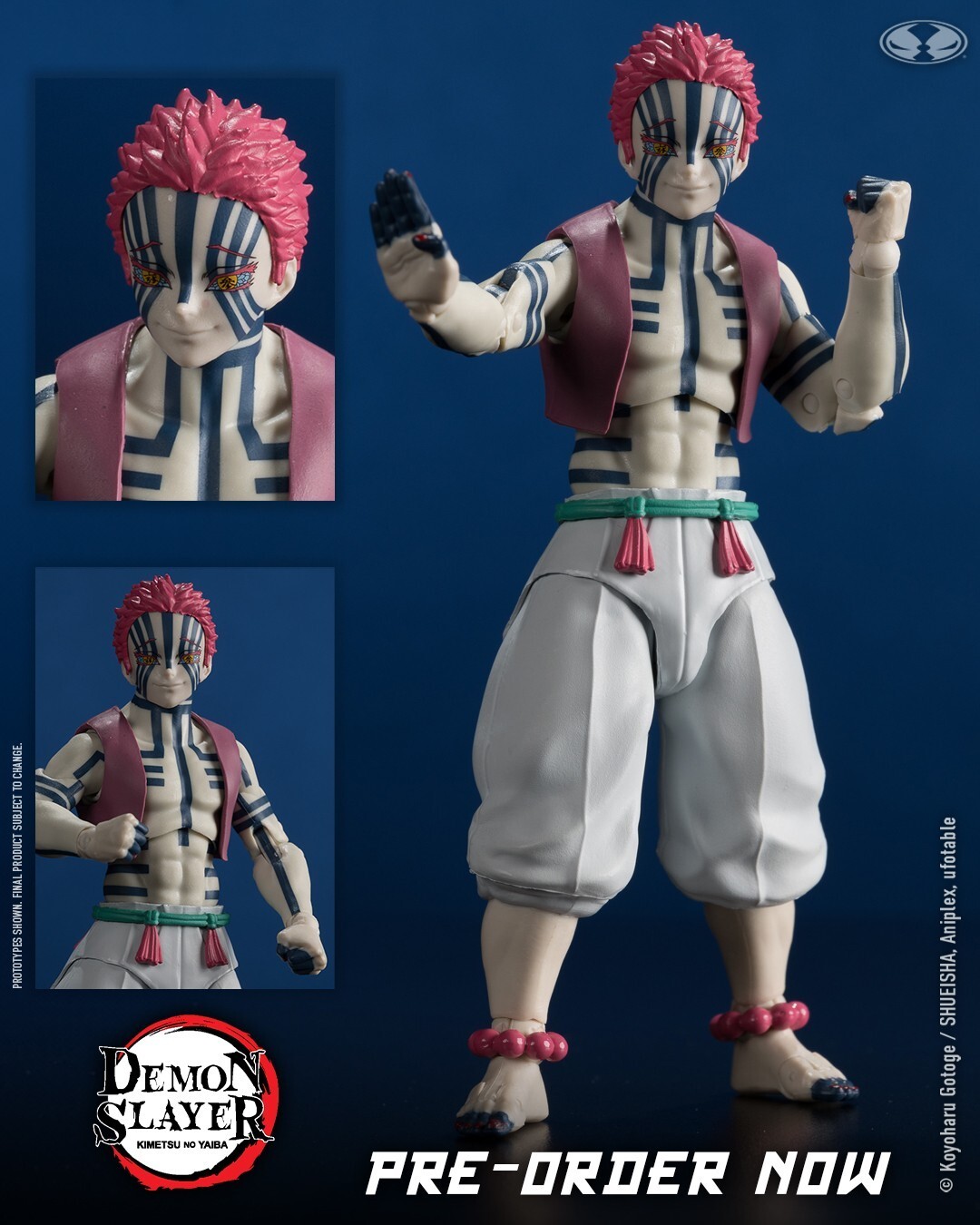 Demon Slayer Obanai -  I helped with engineering articulation, sculpting revisions, digital paint, prototype and sample review.