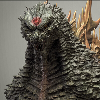 Feudal Japan Godzilla Design Concepts