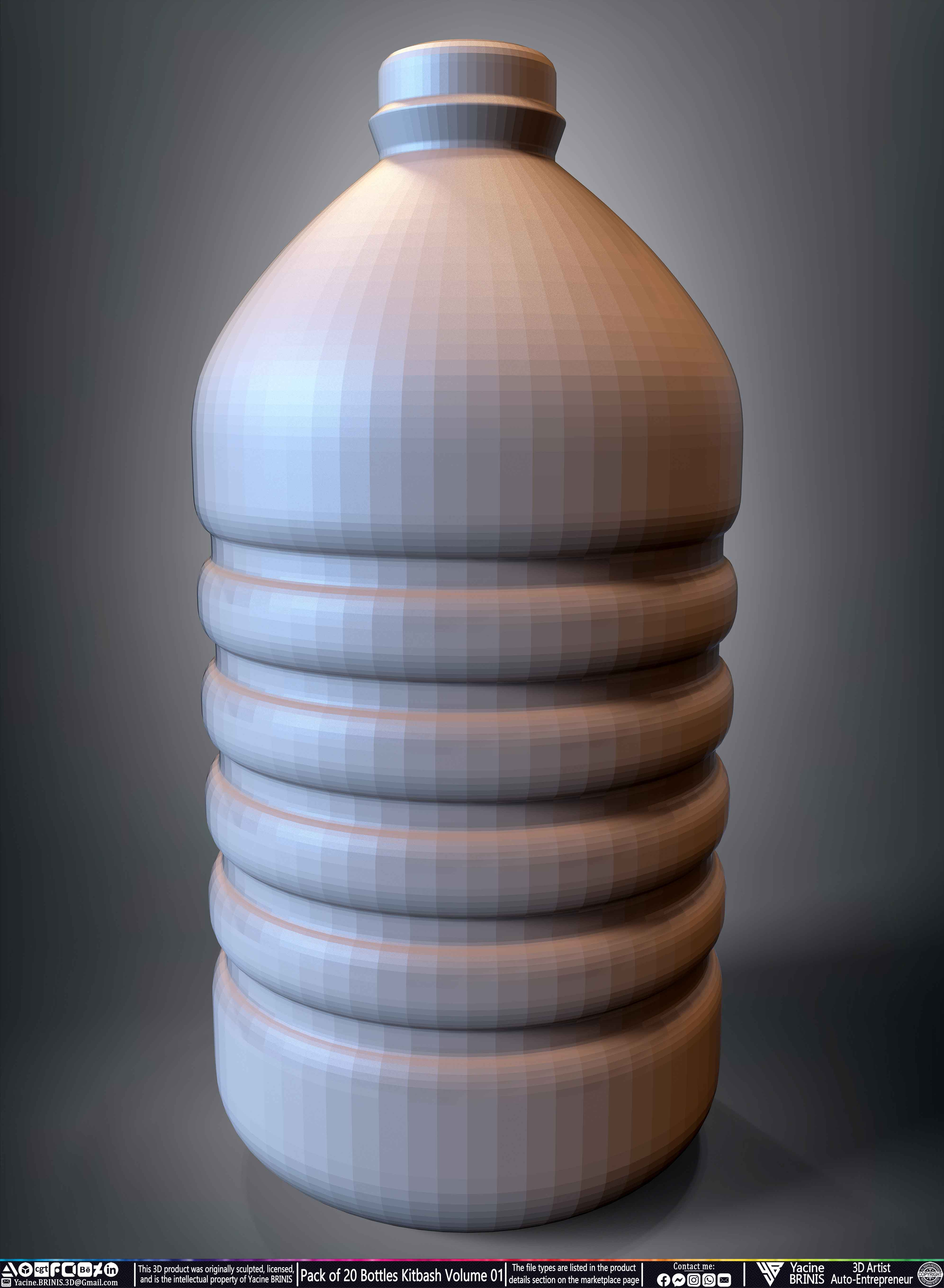 Collections of Bottles Kitbash 06