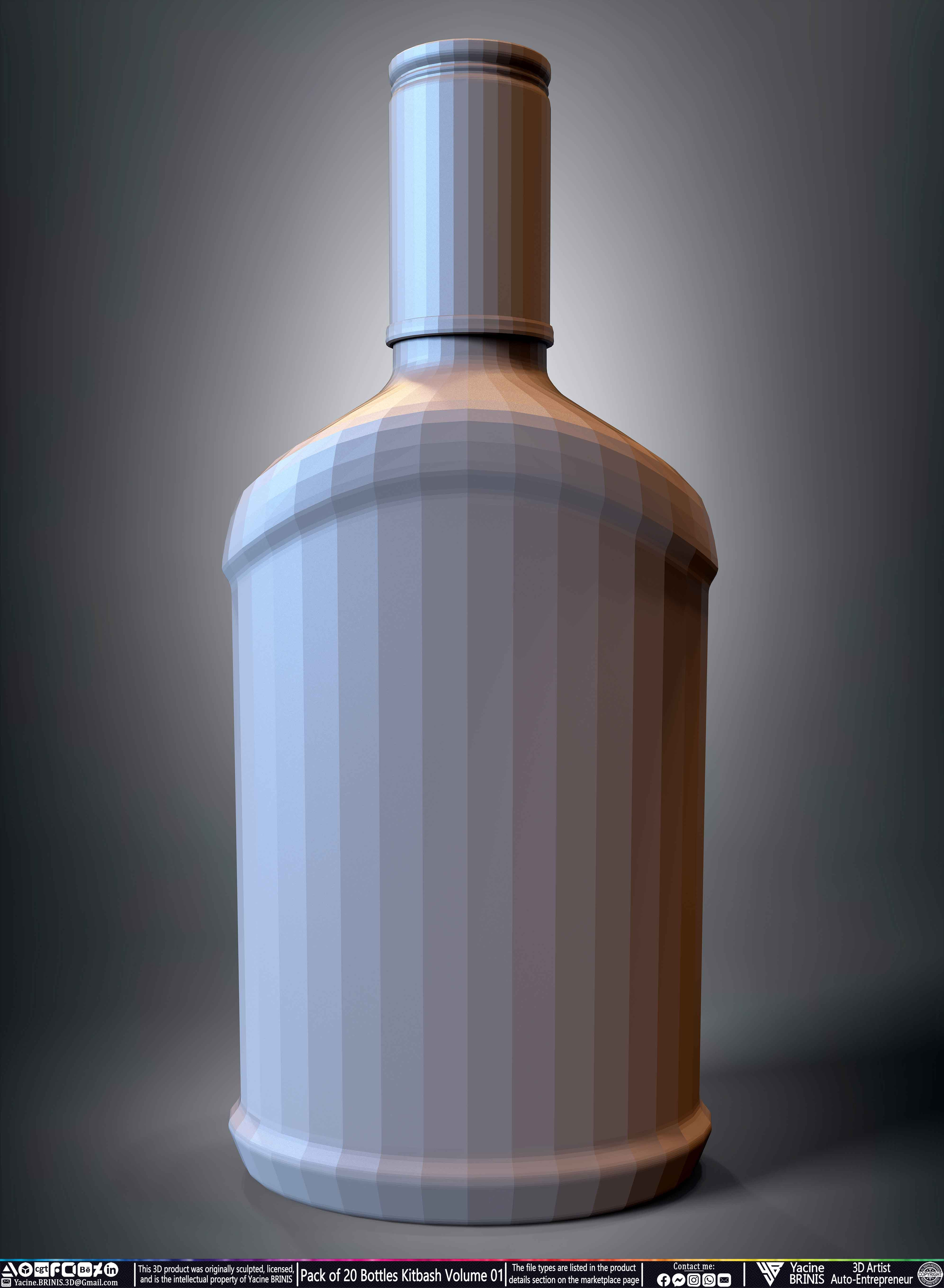 Collections of Bottles Kitbash 10