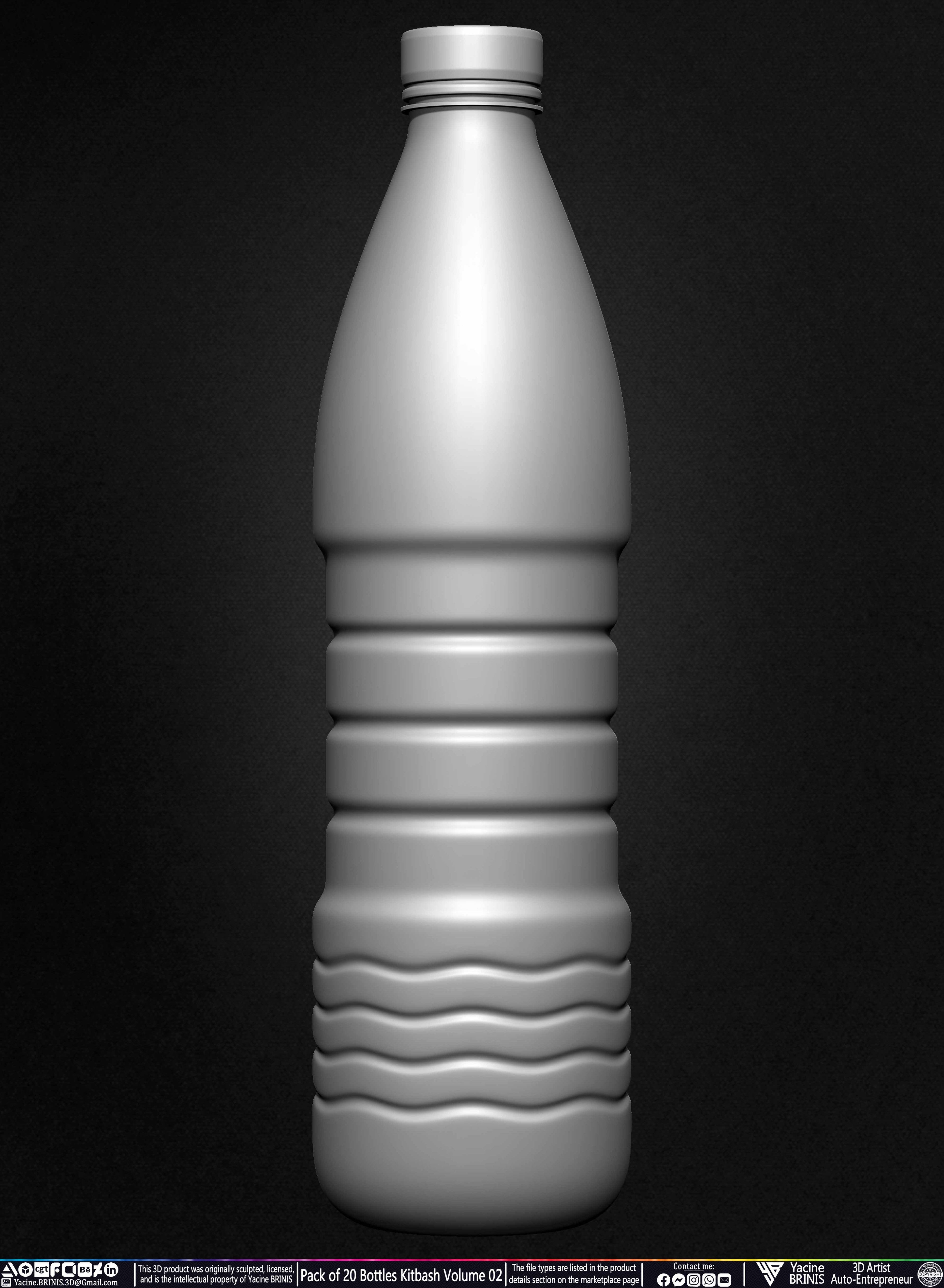 Collections of Bottles Kitbash 14