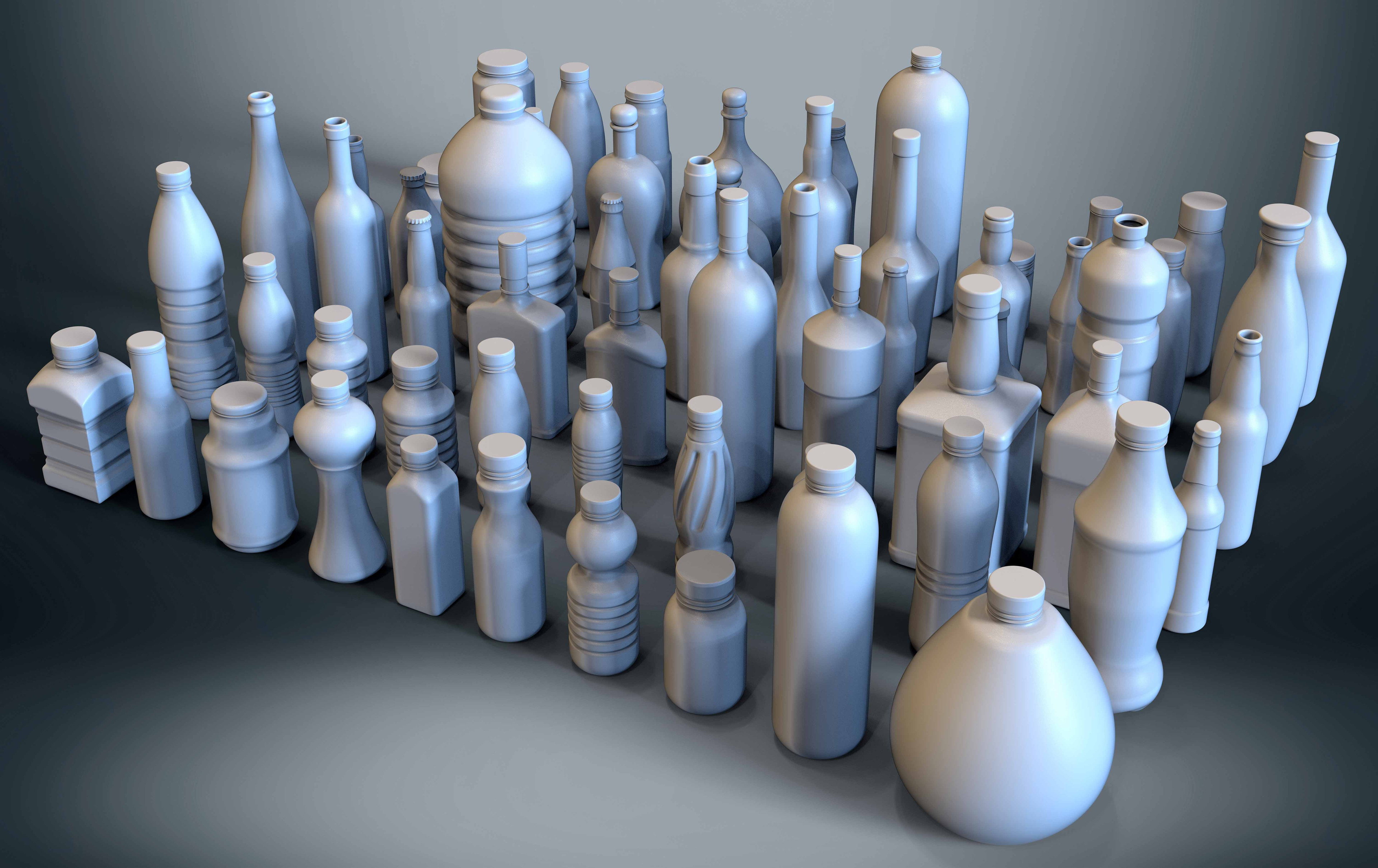 Collections of Bottles Kitbash 21