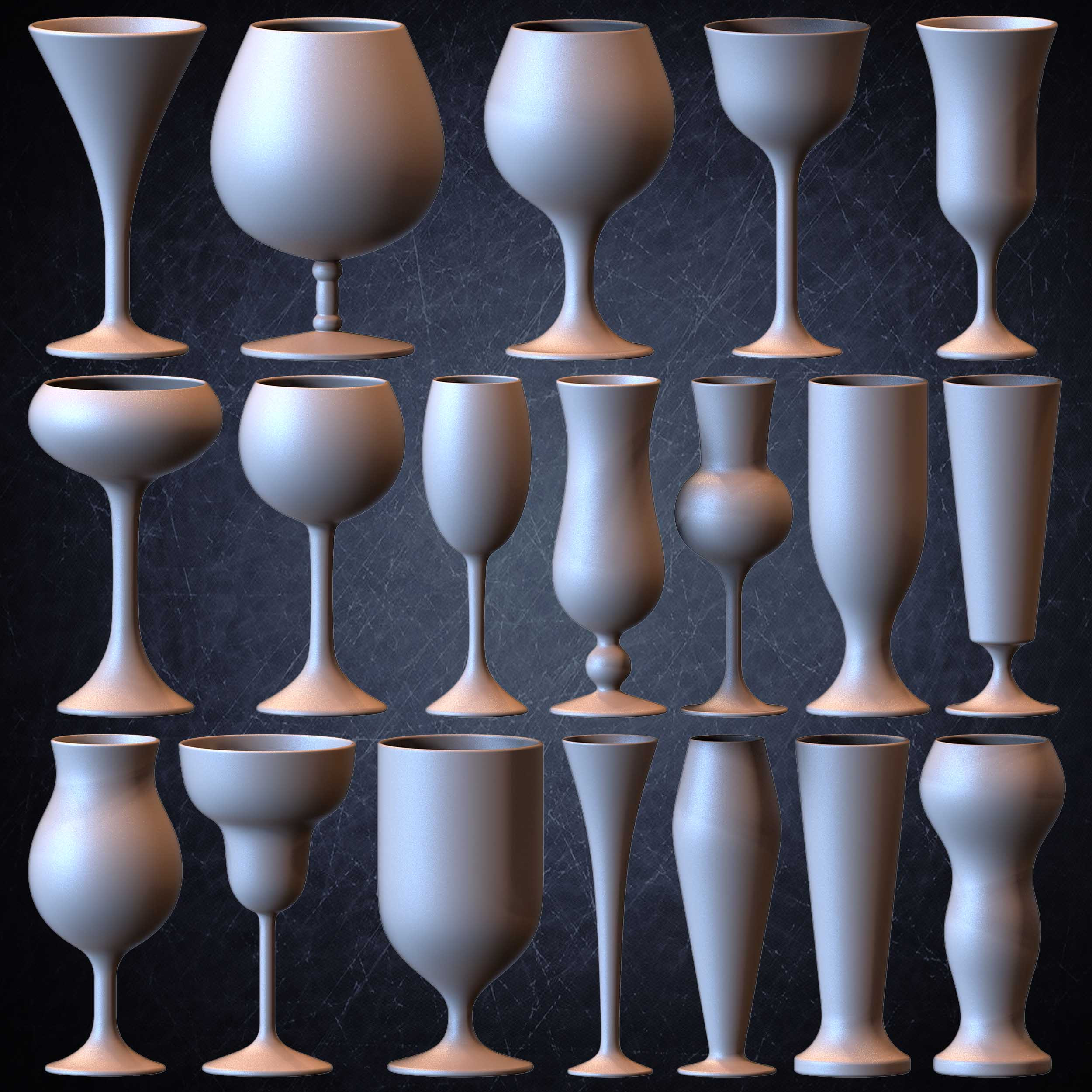 Pack of 40 Glasses Volume 01 Set 01