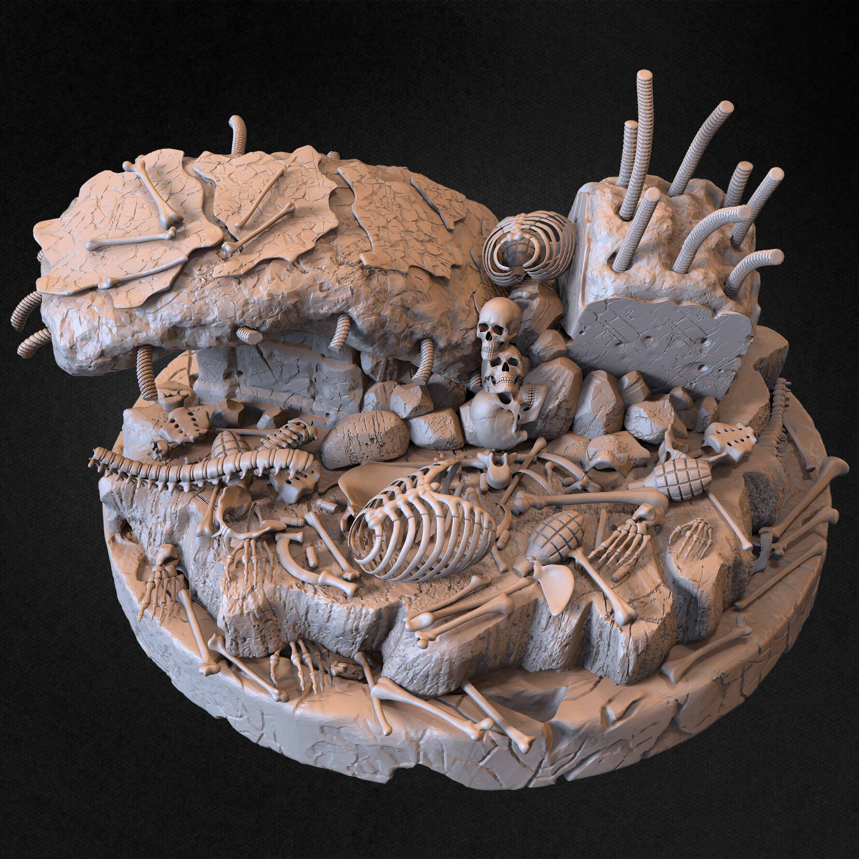 Human Skeleton IMM Brushes Set 11