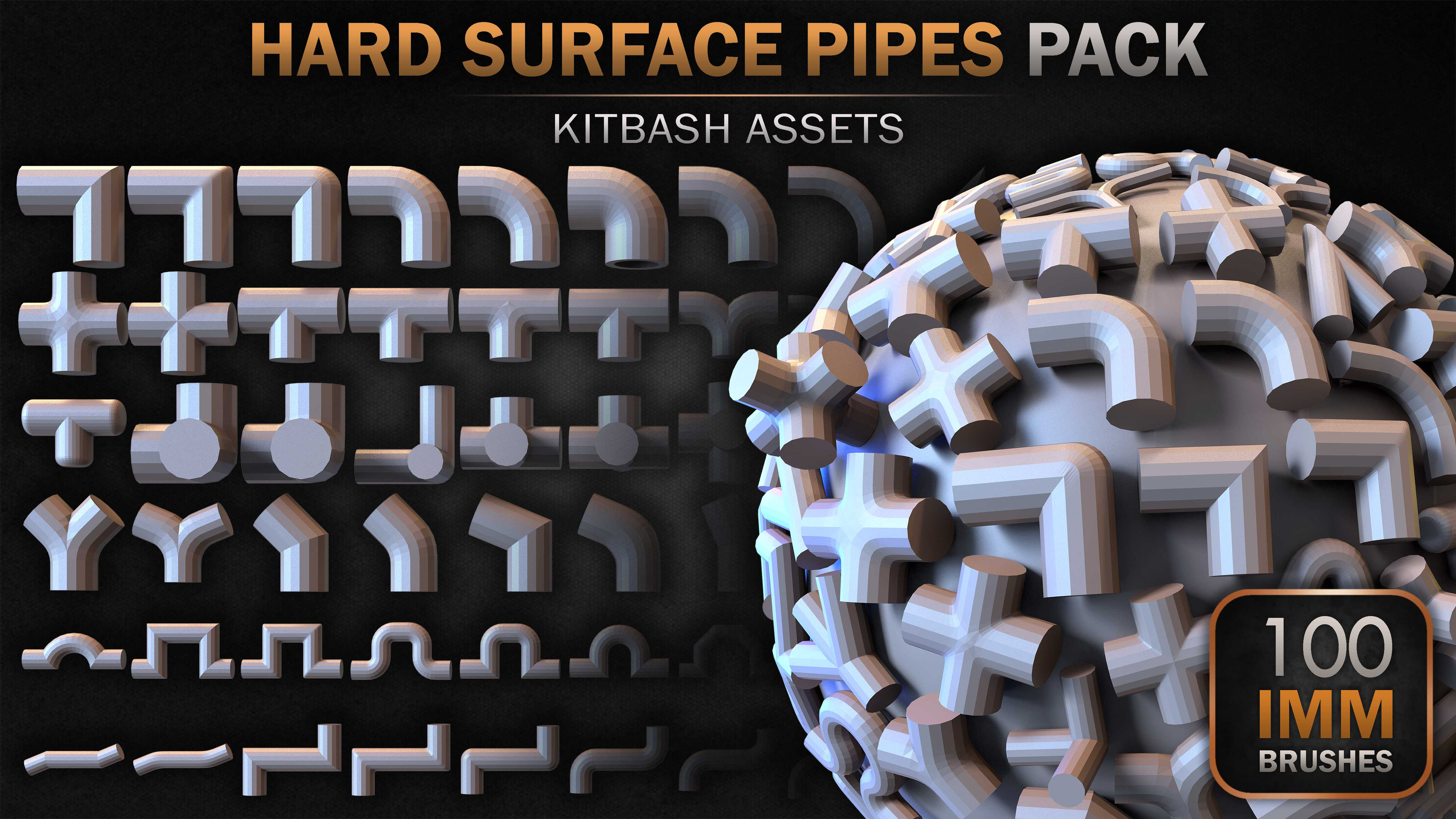100 Hard Surface IMM Pipes 01