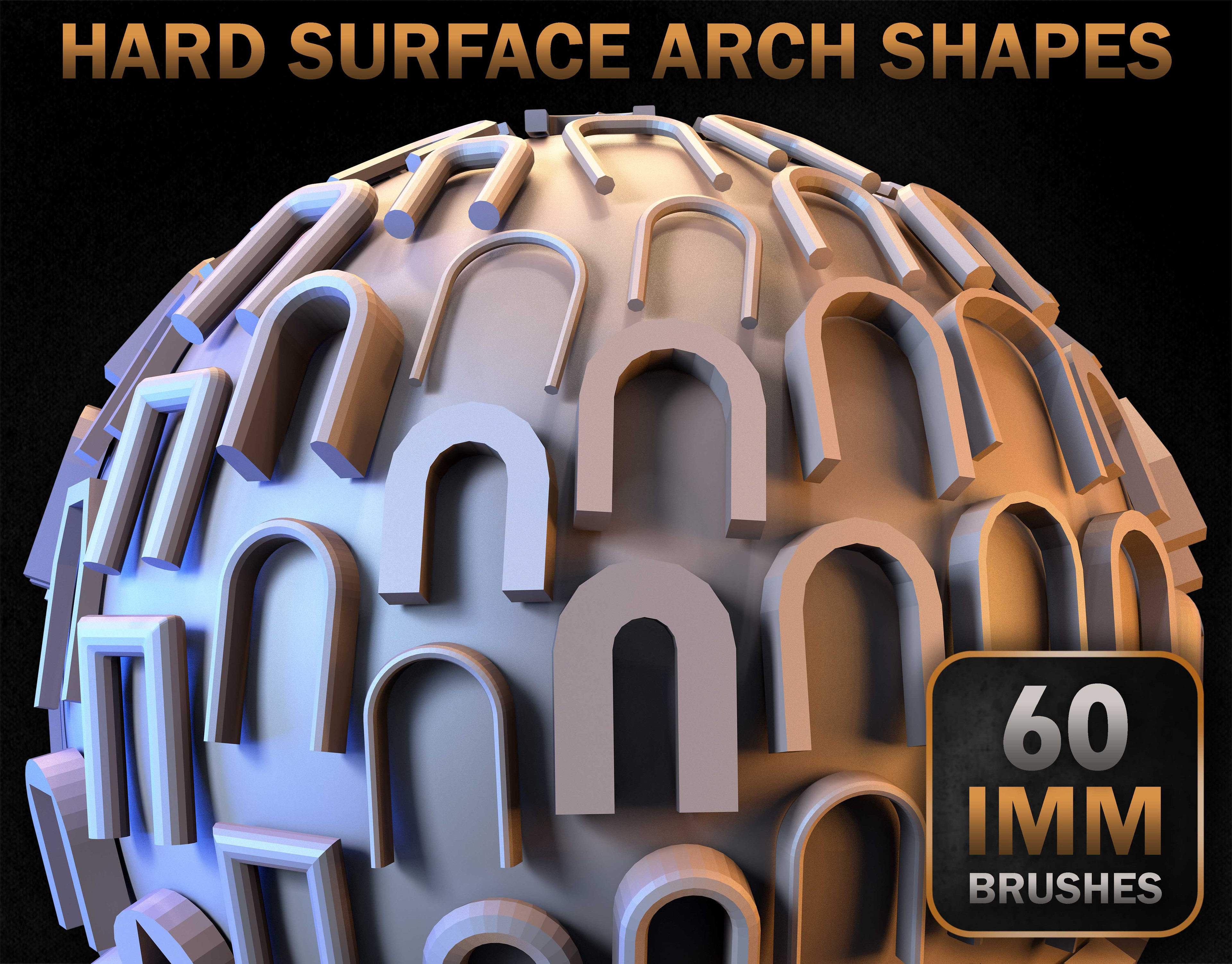 60 Hard Surface IMM Arch Shapes 14