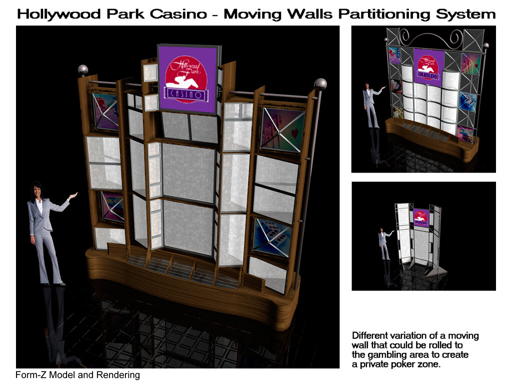 Several designs of the movable walls partition systems. The designed and modeled in Form Z
