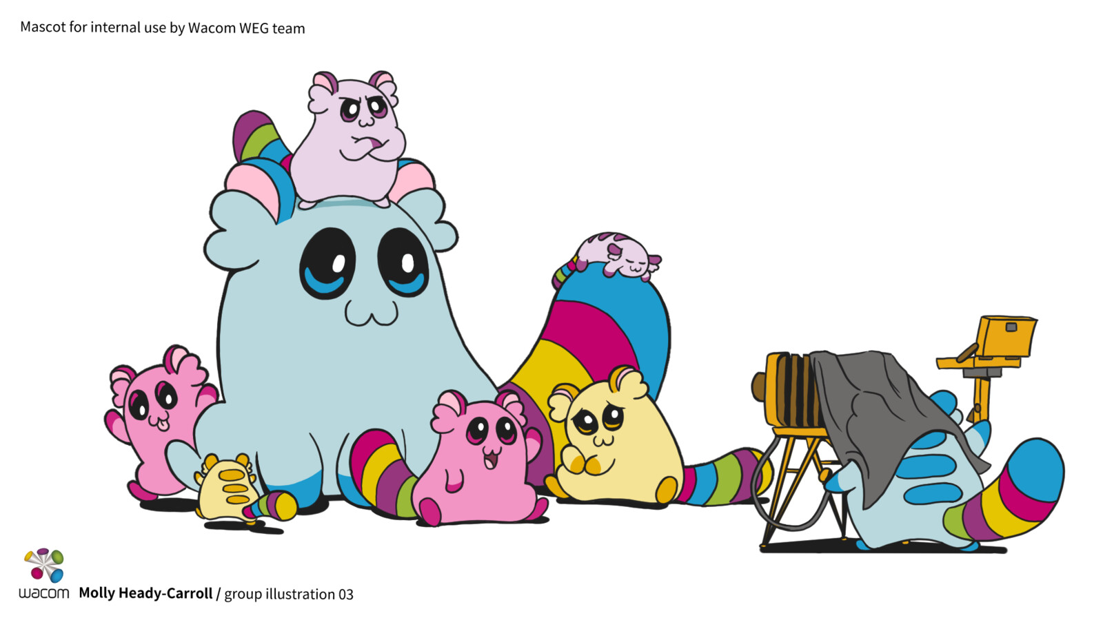 Wacom Europe Mascot Key Art (3/3)