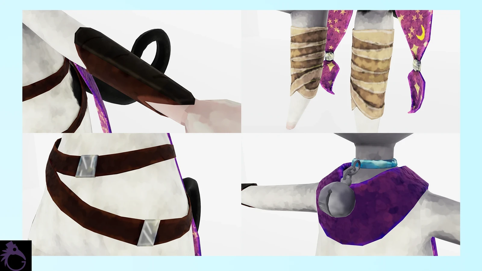 Character detail renders