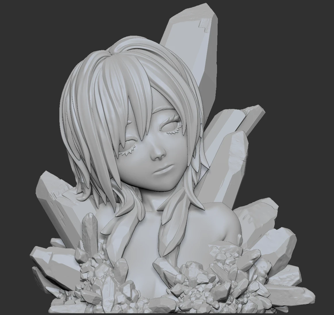 Finished sculpt in Zbrush