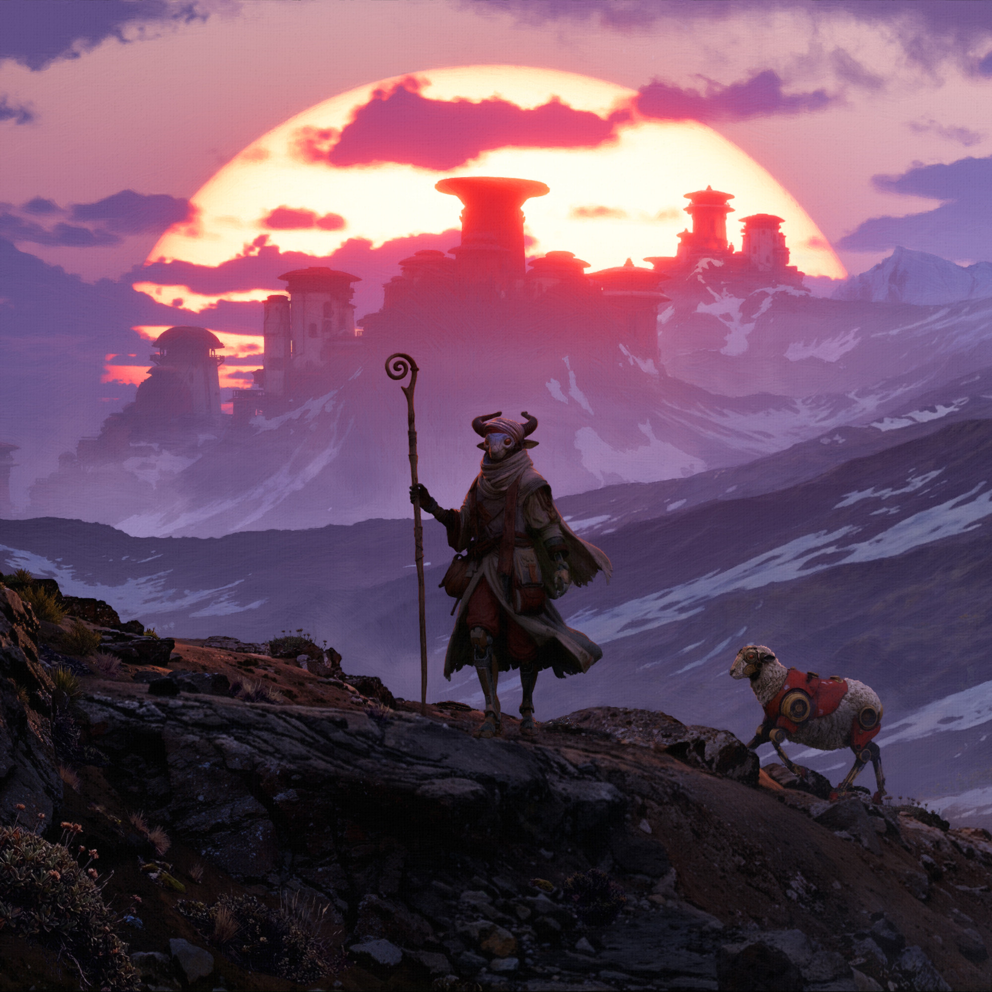 The Shepherd and The Mountain Pass’