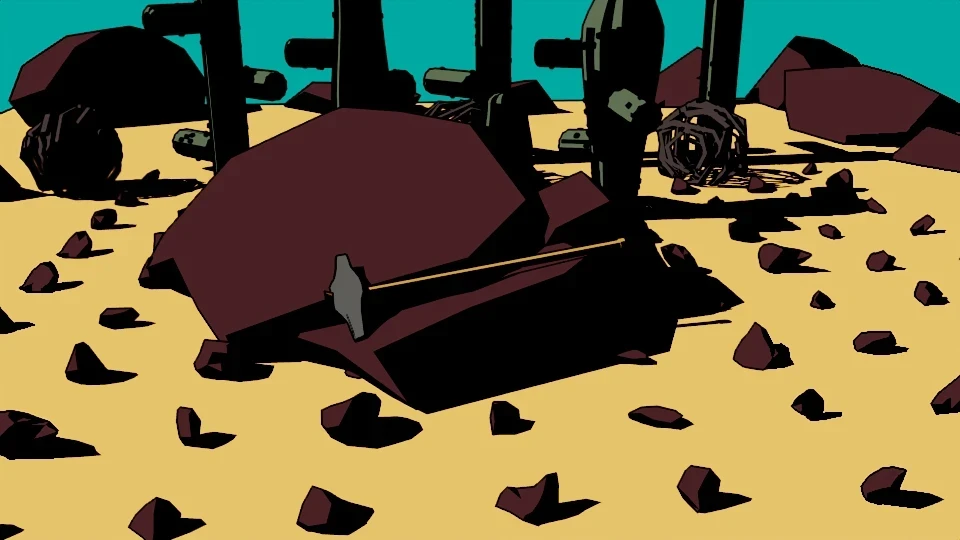 Desert Environment assets I made