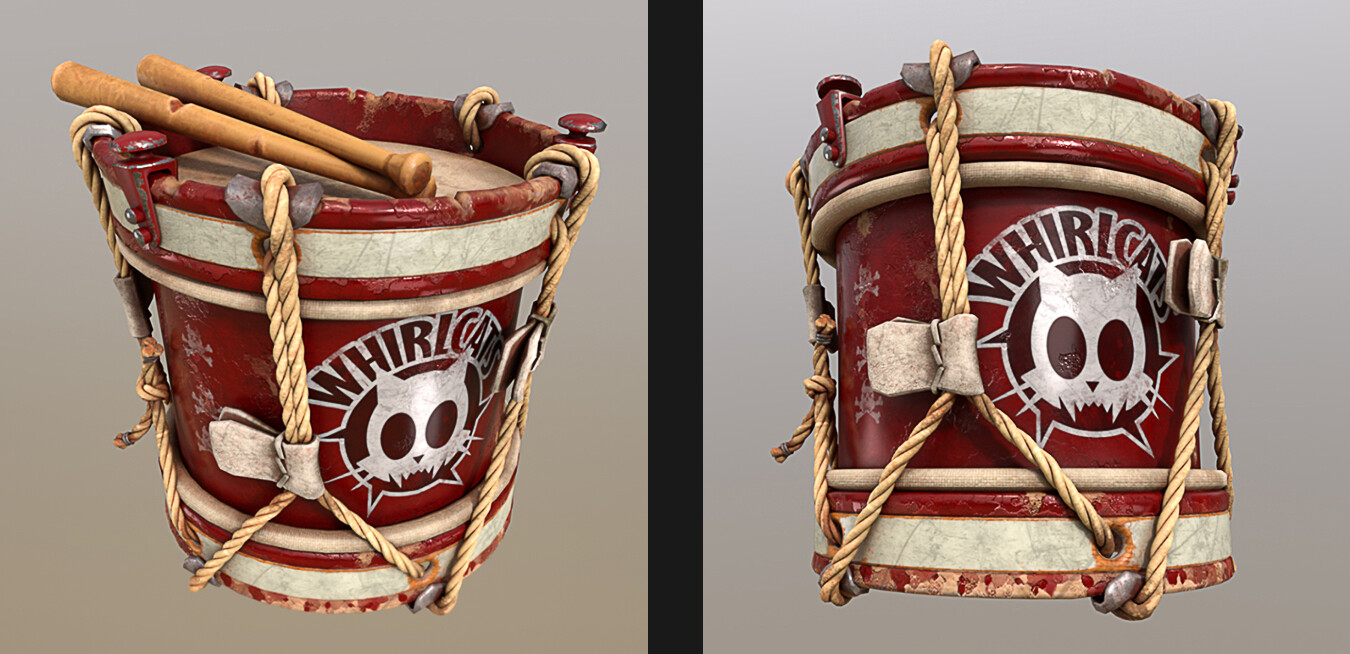 Drum Weathered