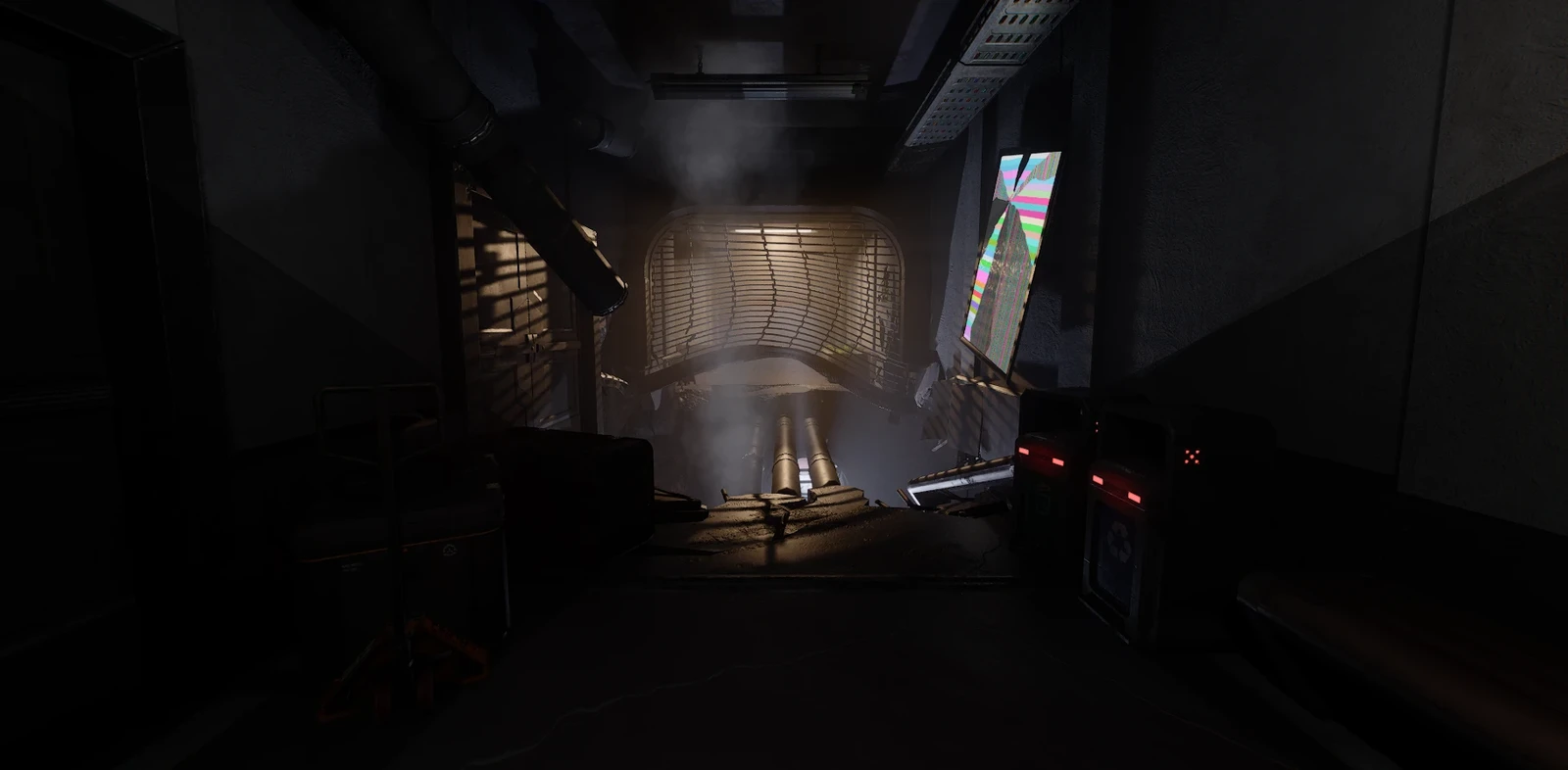 The Collapsed Hallway wasn't concepted out past the blockout and rough sketches I usually make for everything else, and was modeled by Jesse Blom.