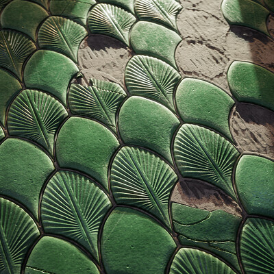 Leaf Pattern Tile Material | Substance Designer