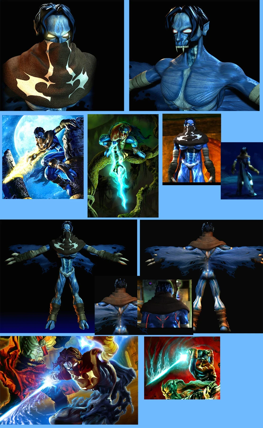 Soul Reaver 1 and 2 cinematic model references