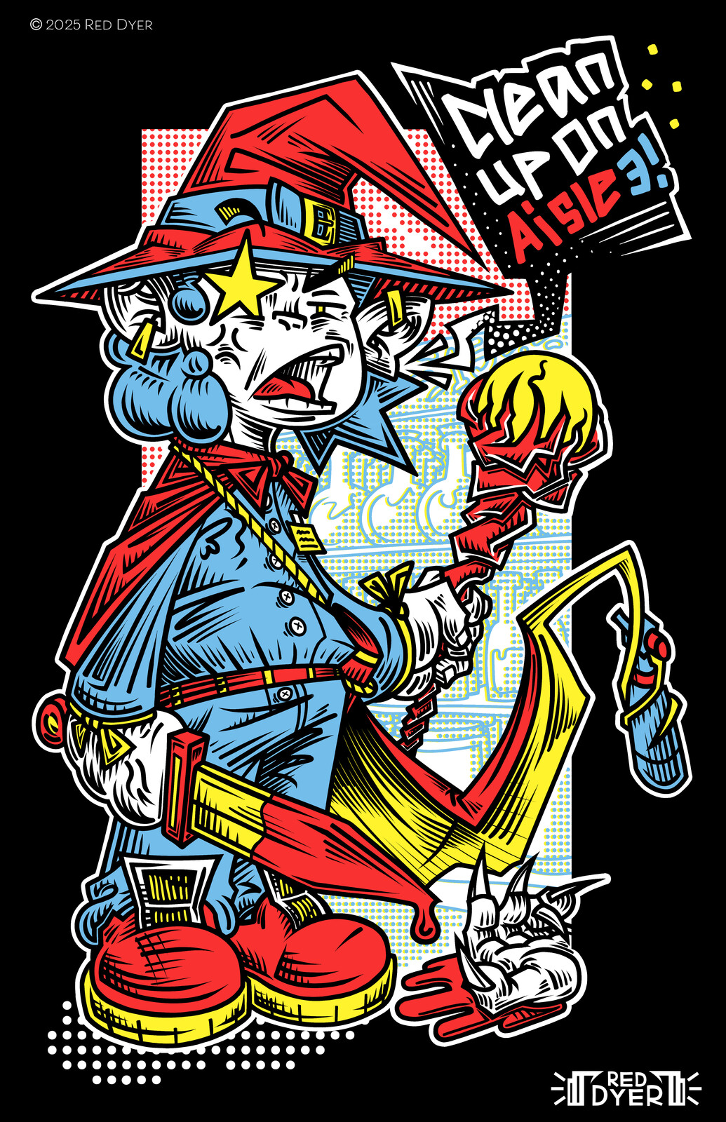 Updated T-Shirt: Clean Up on Aisle 3!