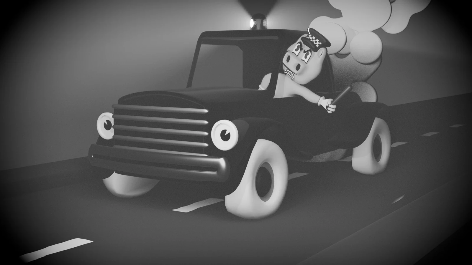 Stylised Car - with Composite