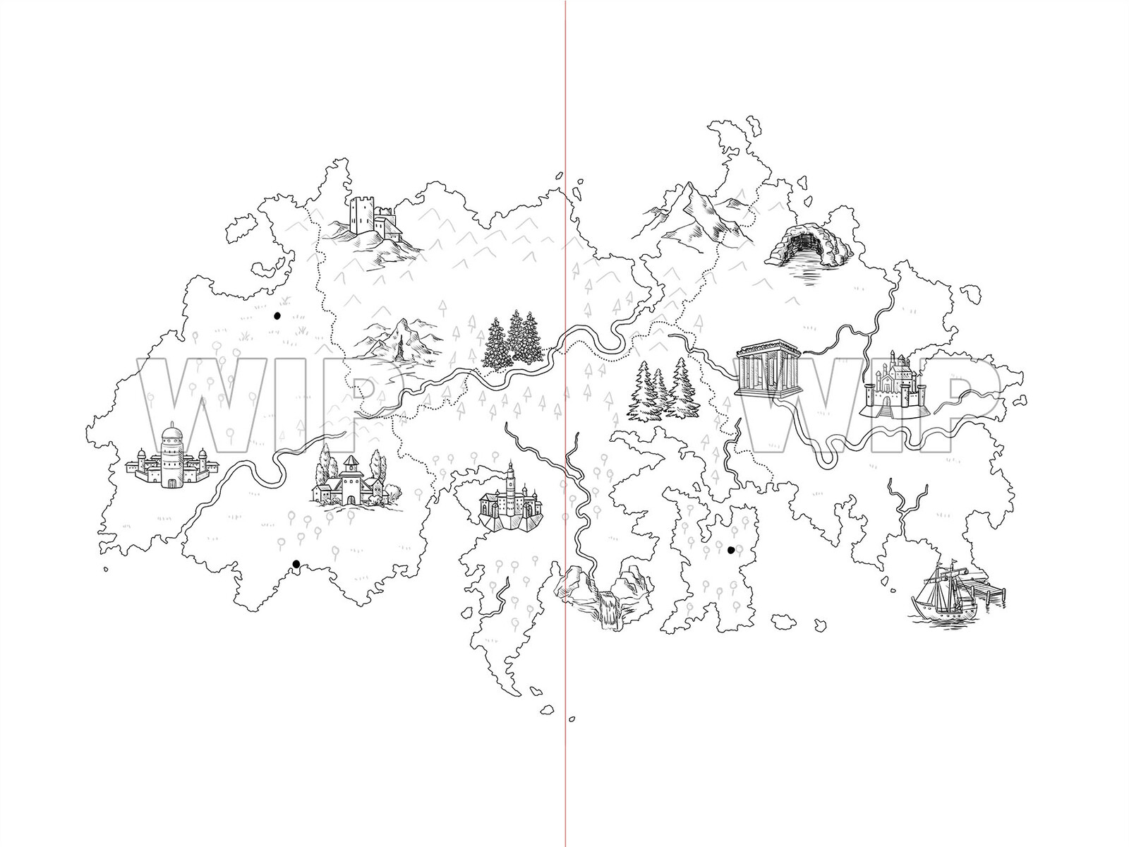 work in progress - drawing the detailed locations