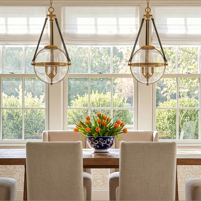 Bozeman 3-Light Hubbs in Warm Brass