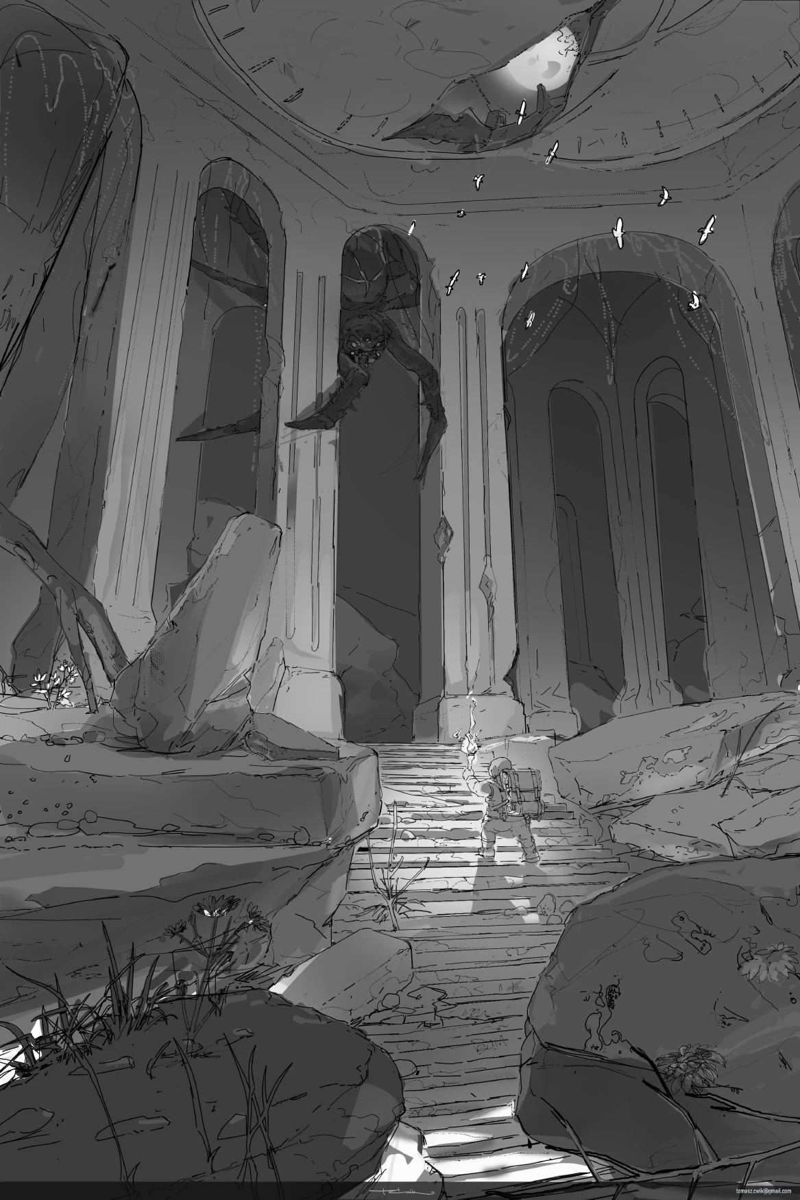 More precise drawing, building an idea of the shot, and storytelling.