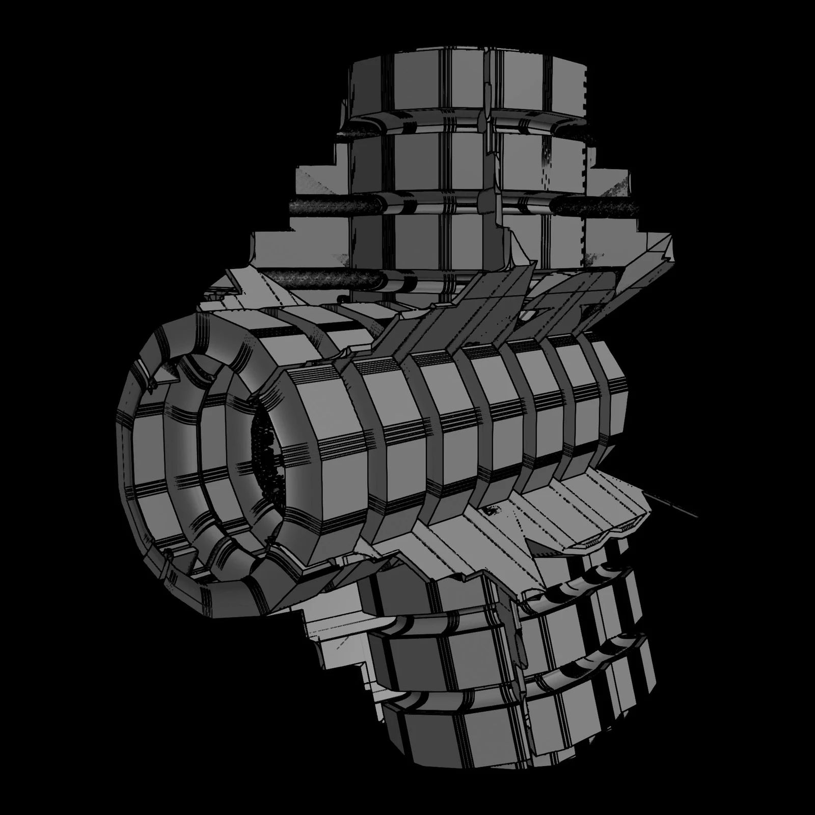 3D fractal made with Pixel Processor